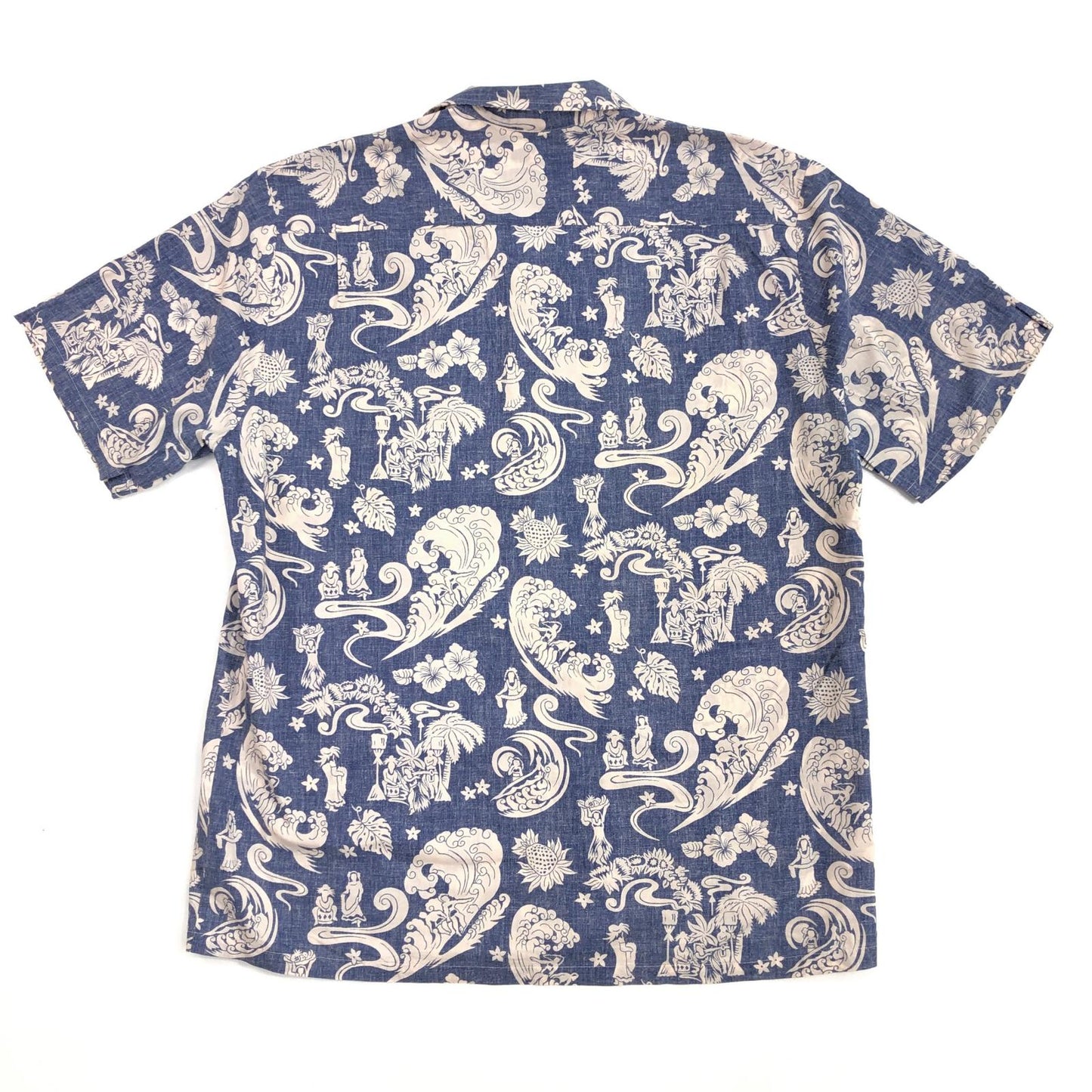 【中古】 70年代頃 裏地 ハワイアンシャツ アロハ ハワイ製 その他トップス【加古川物流】