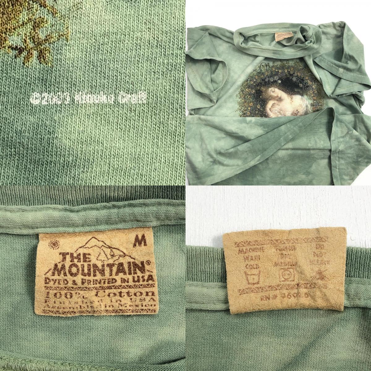【中古】 THE MOUNTAIN ザ マウンテン 妖精 フェアリー 半袖Tシャツ タイダイ【加古川物流】