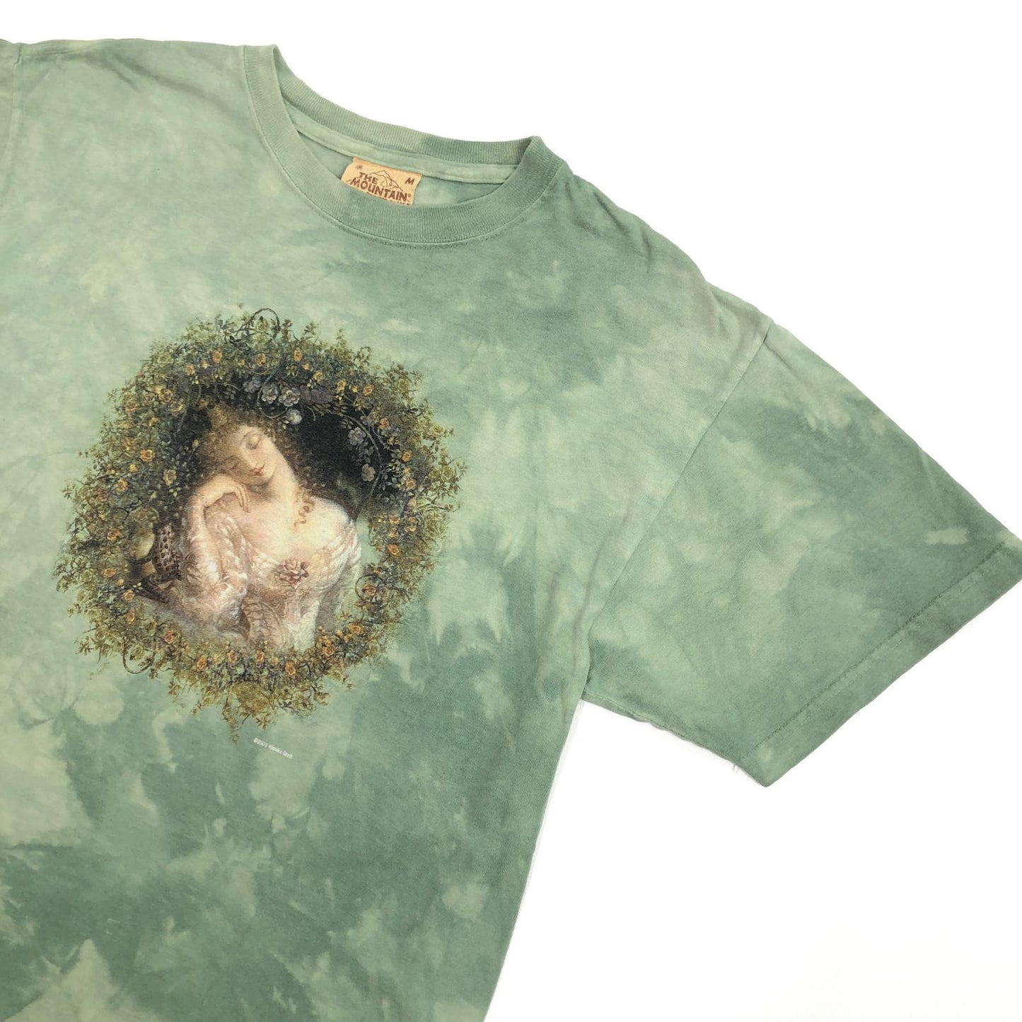 【中古】 THE MOUNTAIN ザ マウンテン 妖精 フェアリー 半袖Tシャツ タイダイ【加古川物流】