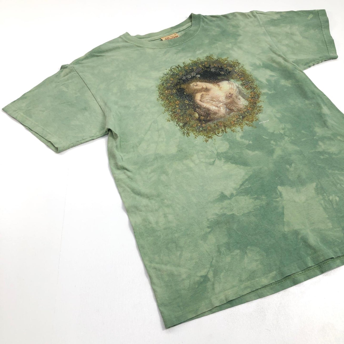 【中古】 THE MOUNTAIN ザ マウンテン 妖精 フェアリー 半袖Tシャツ タイダイ【加古川物流】