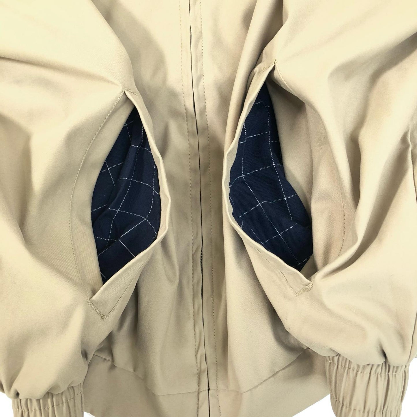 【中古】POLO RALPH LAUREN | ポロ・ラルフローレン スイングトップ ベージュ サイズ:M【加古川物流】