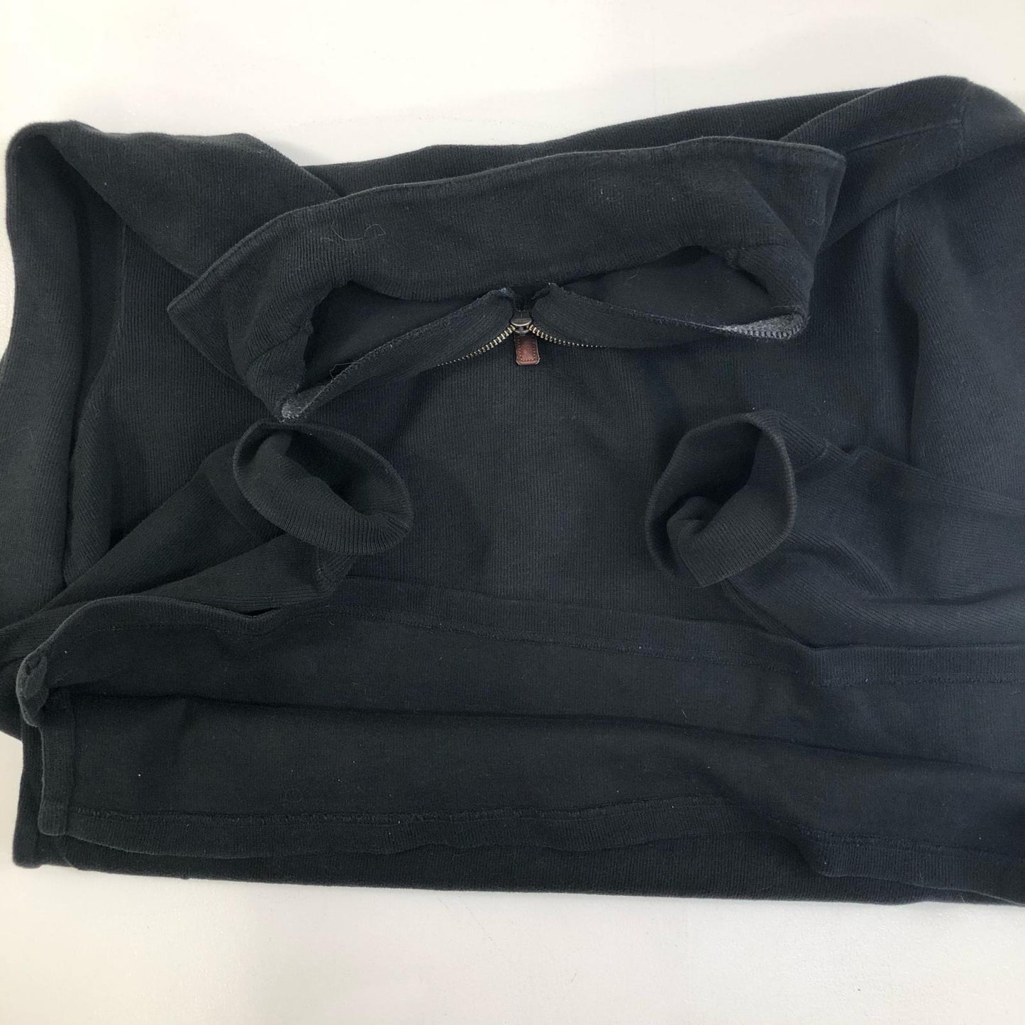 【中古】POLO RALPH LAUREN | ポロ・ラルフローレン ニット ハーフジップ スウェット ブラック サイズ:L【加古川物流】