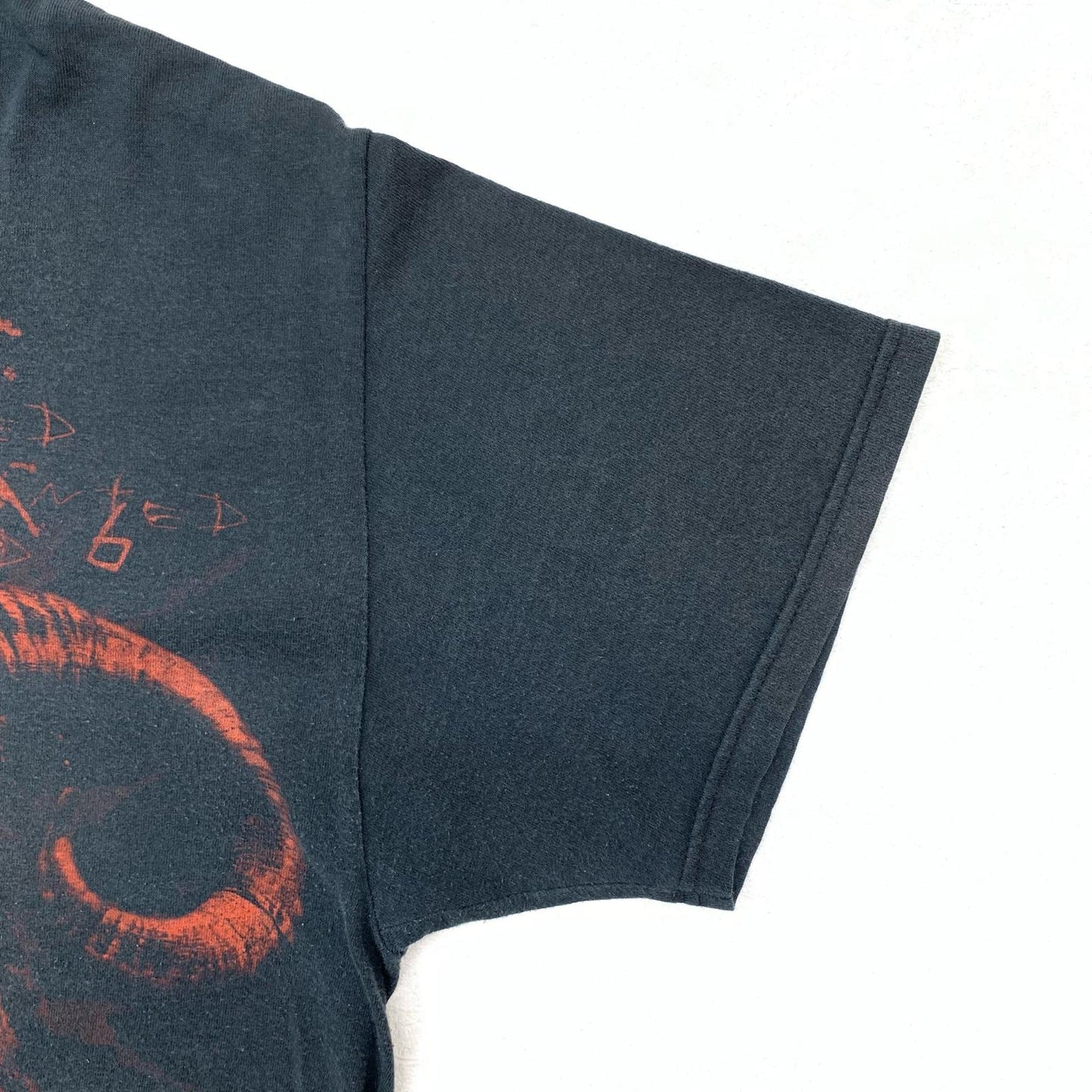 【中古】VINTAGE衣料 | ヴィンテージイリョウ Hanes HEAVYWEIGHT ヘインズ SLAYER TOUR Tee バンド スカル 半袖Tシャツ ブラック サイズ:L【加古川物流】