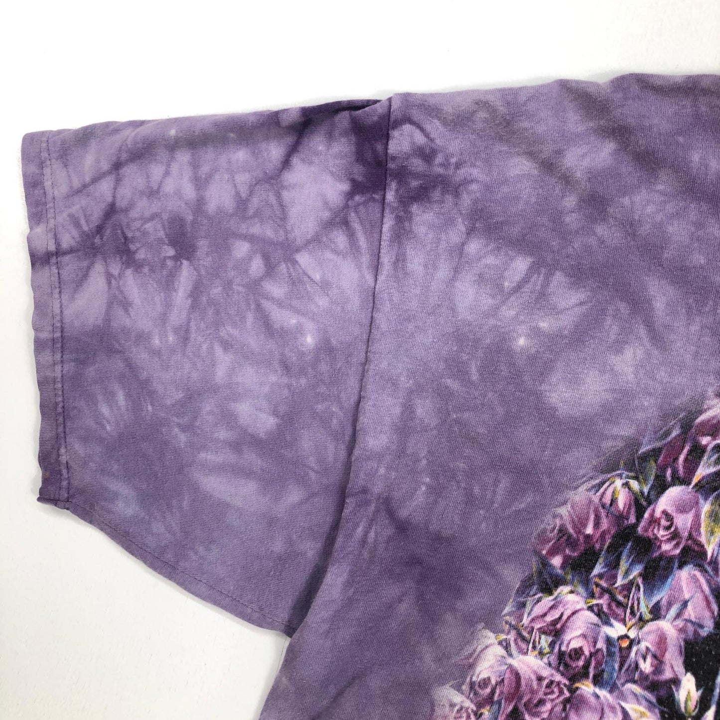 【中古】 THE MOUNTAIN ザ マウンテン 天使 薔薇 妖精 半袖Tシャツ タイダイ サイズ:L【加古川物流】