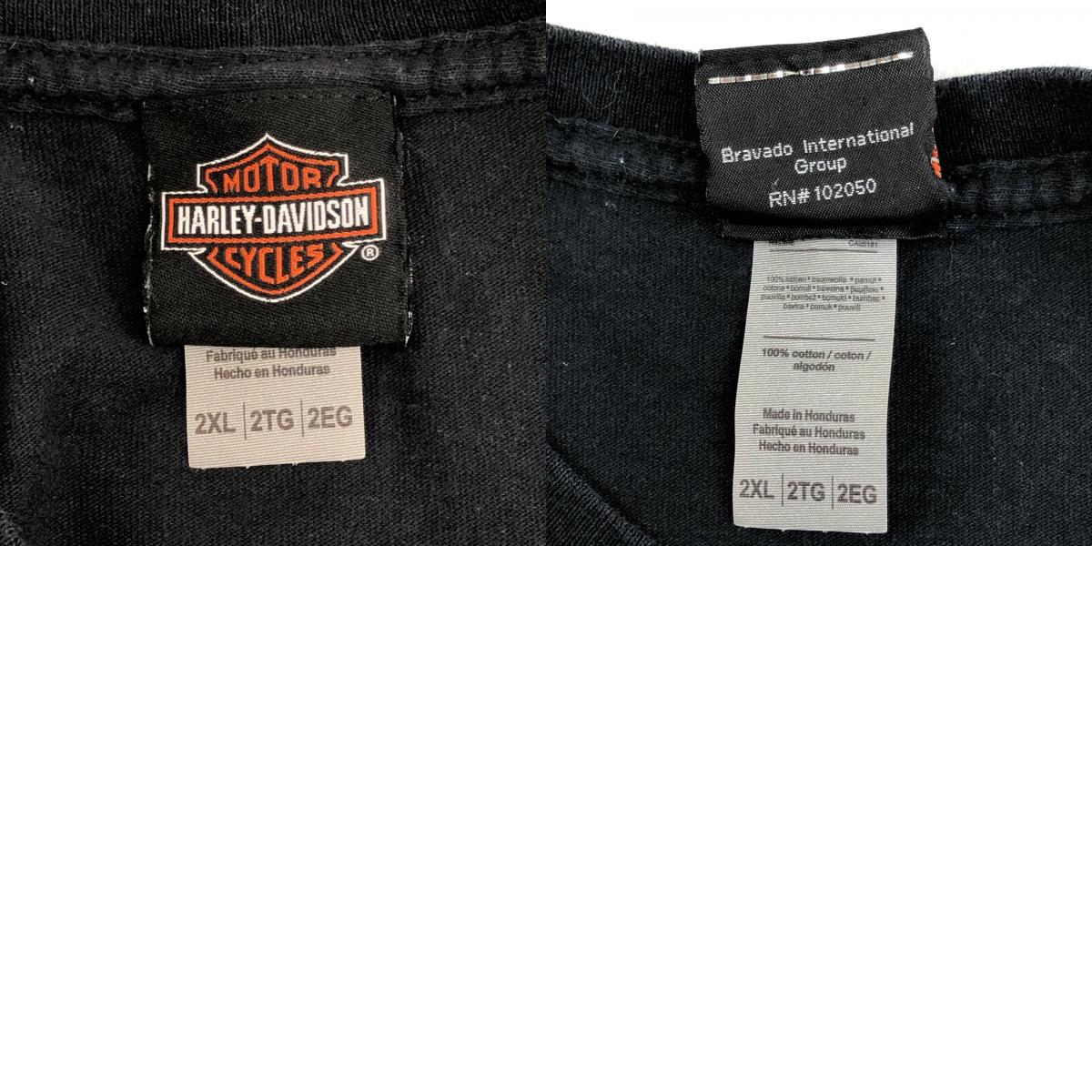 【中古】HARLEY-DAVIDSON | ハーレーダビットソン 半袖Tシャツ ブラック【加古川物流】