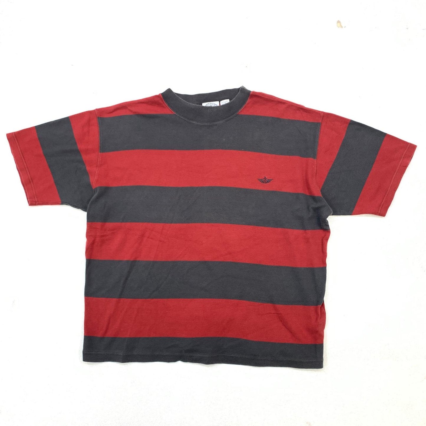【中古】 DOCKERS 90年代 ワイドボーダー 半袖Tシャツ サイズ:XL【加古川物流】
