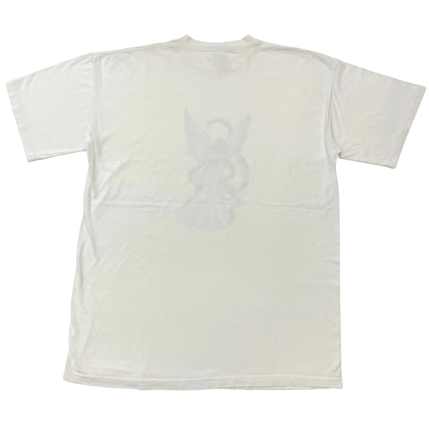 【中古】 Ameri Tees 90年代 エンジェル 天使 USA製 半袖Tシャツ ホワイト【加古川物流】