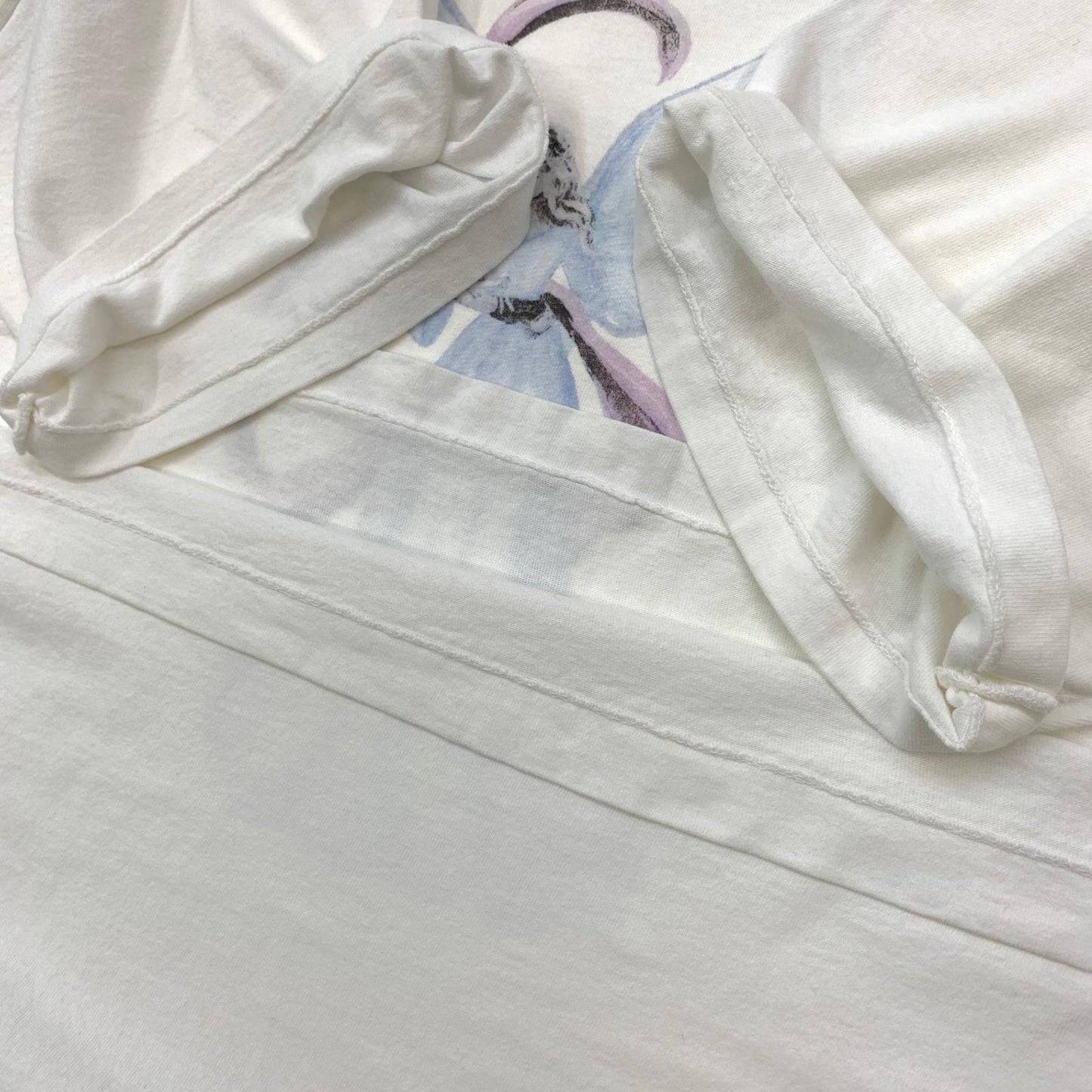 【中古】 Ameri Tees 90年代 エンジェル 天使 USA製 半袖Tシャツ ホワイト【加古川物流】