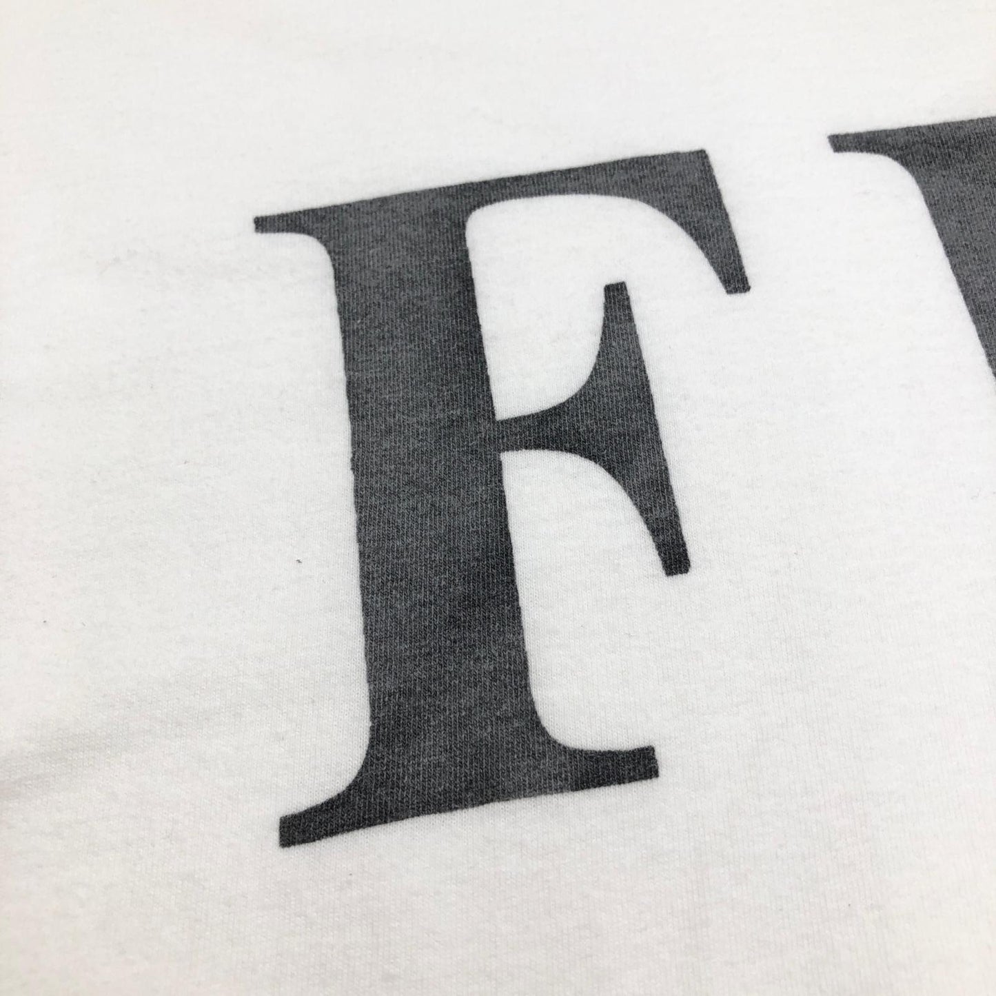 【中古】 DELTA デルタ 00年代 FBI 前面プリント 半袖Tシャツ ホワイト サイズ:L【加古川物流】