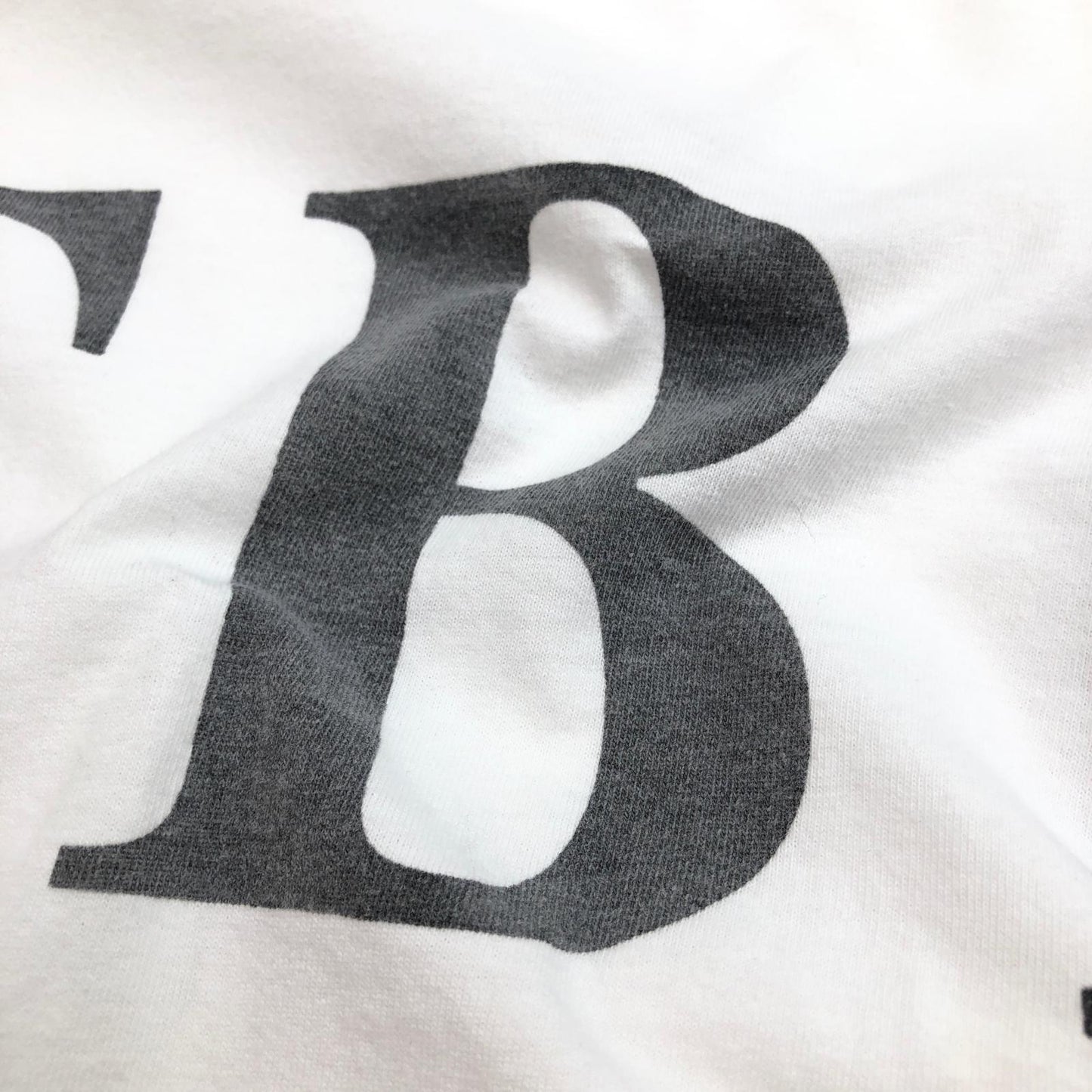 【中古】 DELTA デルタ 00年代 FBI 前面プリント 半袖Tシャツ ホワイト サイズ:L【加古川物流】
