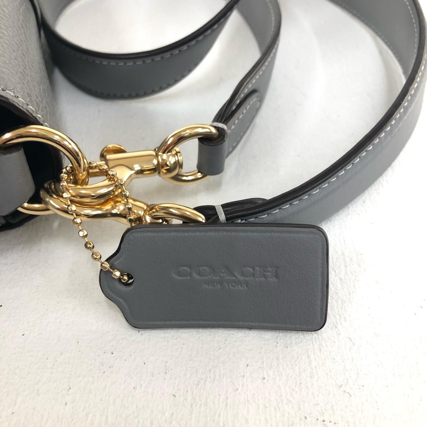 【中古】COACH | コーチ グレース ショルダー バッグ ショルダーバッグ CF390 ブルー【加古川物流】