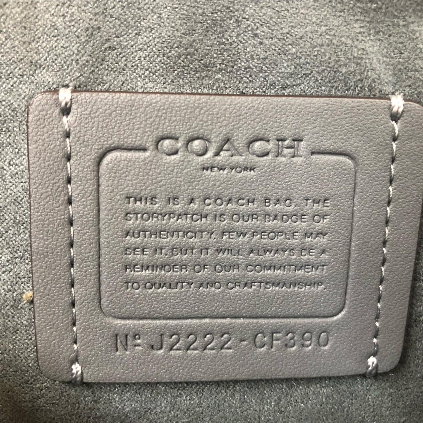 【中古】COACH | コーチ グレース ショルダー バッグ ショルダーバッグ CF390 ブルー【加古川物流】
