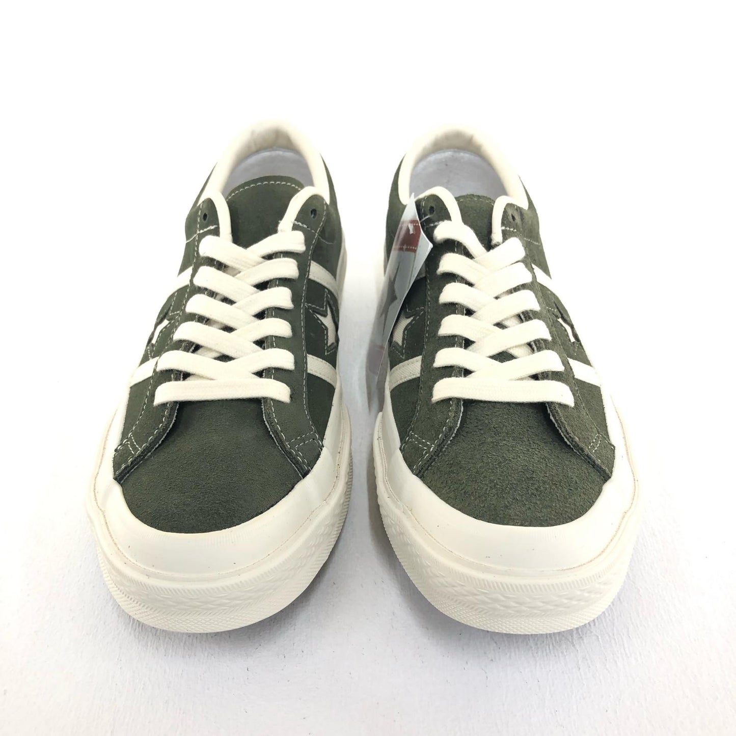 【中古】CONVERSE | コンバース STAR&BARS SUEDE DX スニーカー 1CL757 カーキ【加古川物流】