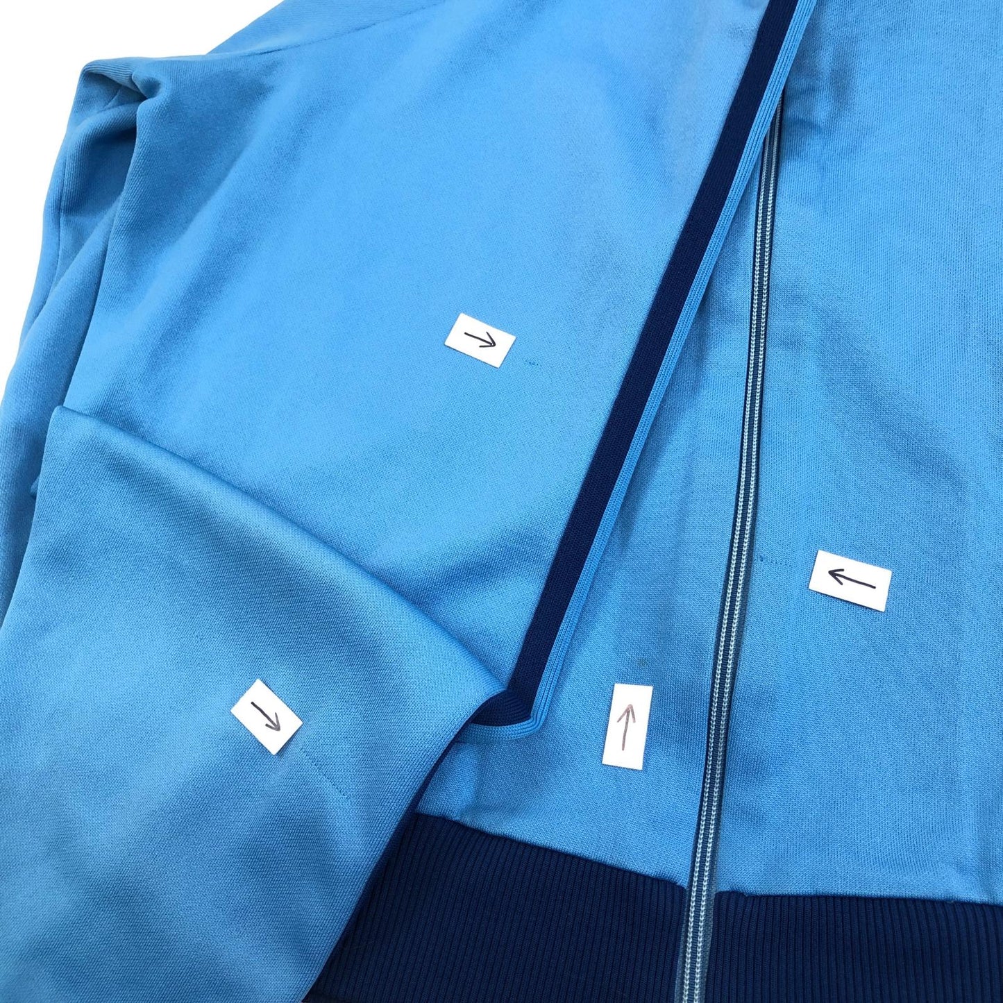 【中古】adidas(vintage) | アディダスヴィンテージ ジャージ デサント 80s ブルー【加古川物流】