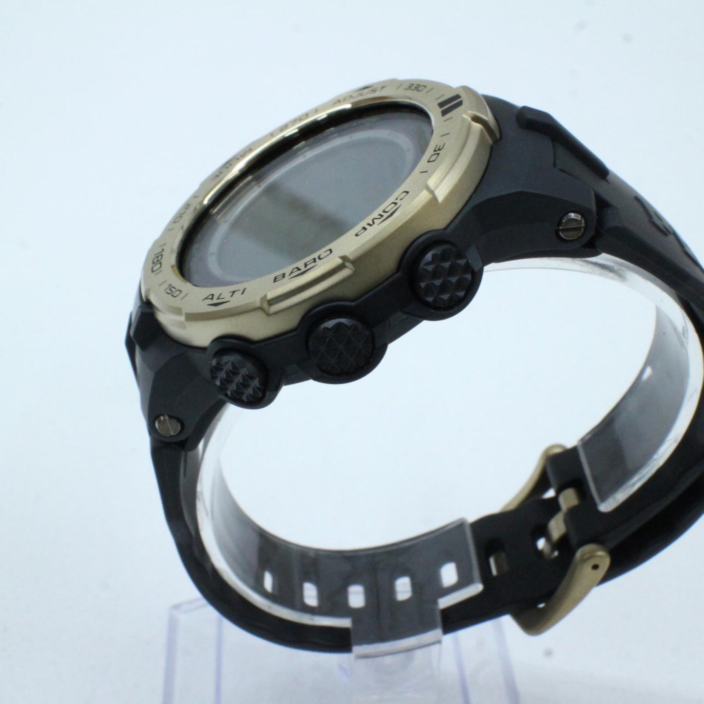 【中古】PRO TREK | プロトレック PRW-3100 Series 腕時計 PRW-3100YC デジタル表示 ソーラー電波時計 ゴールド【加古川物流】