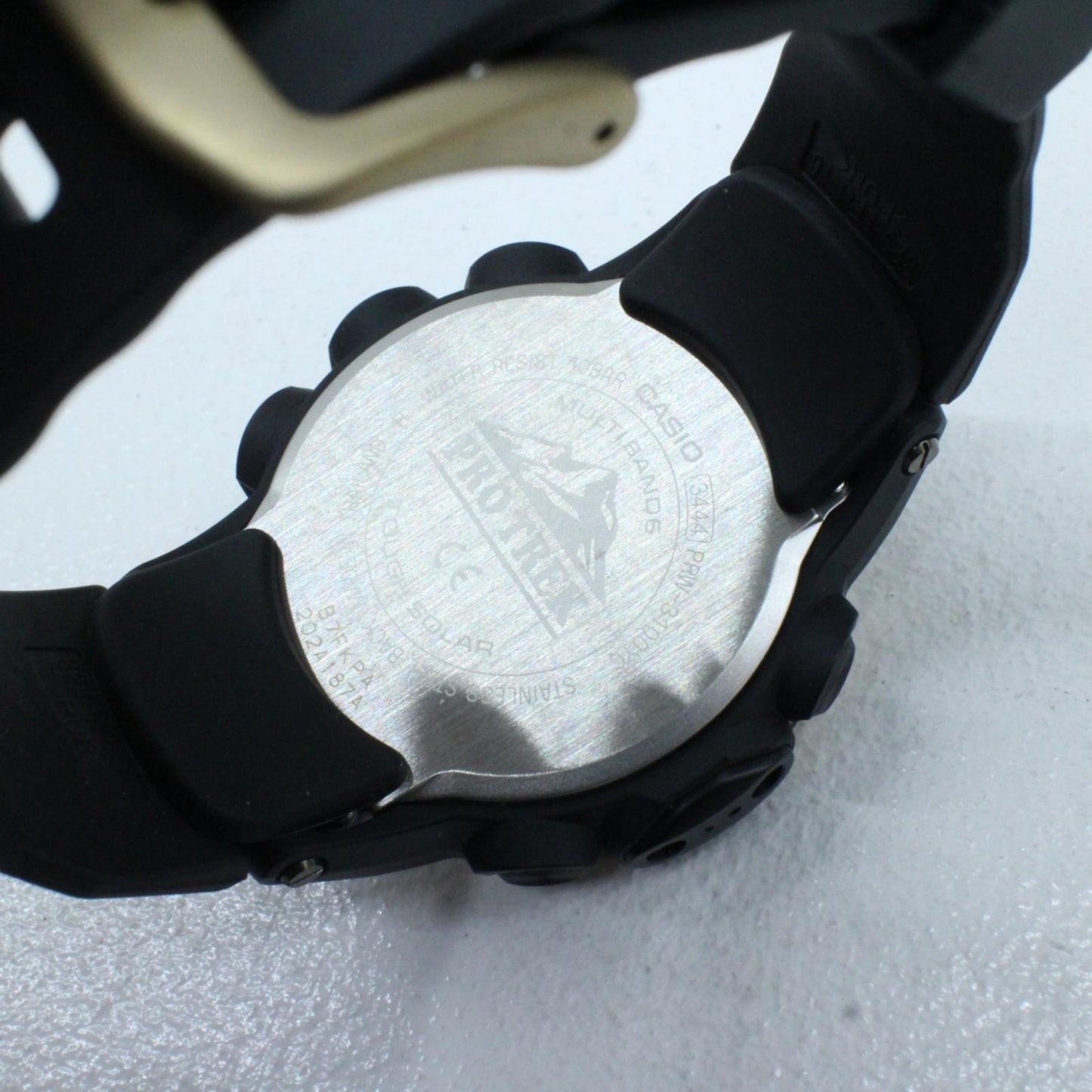 【中古】PRO TREK | プロトレック PRW-3100 Series 腕時計 PRW-3100YC デジタル表示 ソーラー電波時計 ゴールド【加古川物流】