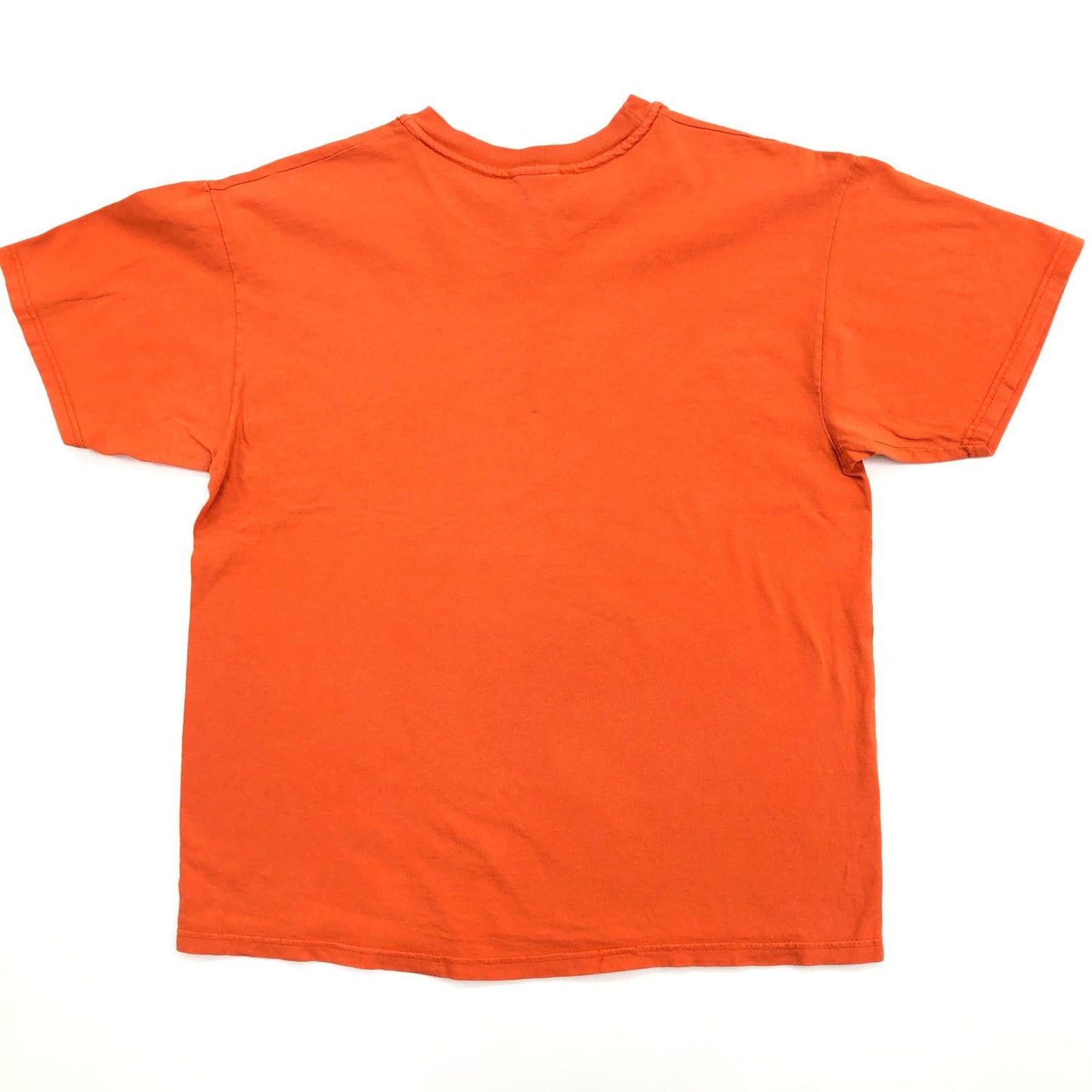 【中古】 Hanes HEAVYWEIGHT ヘインズ ヘビーウェイト 00年代 ROCKET FROM THE CRYPT 前面プリント タイガー 半袖Tシャツ オレンジ サイズ:L【加古川物流】
