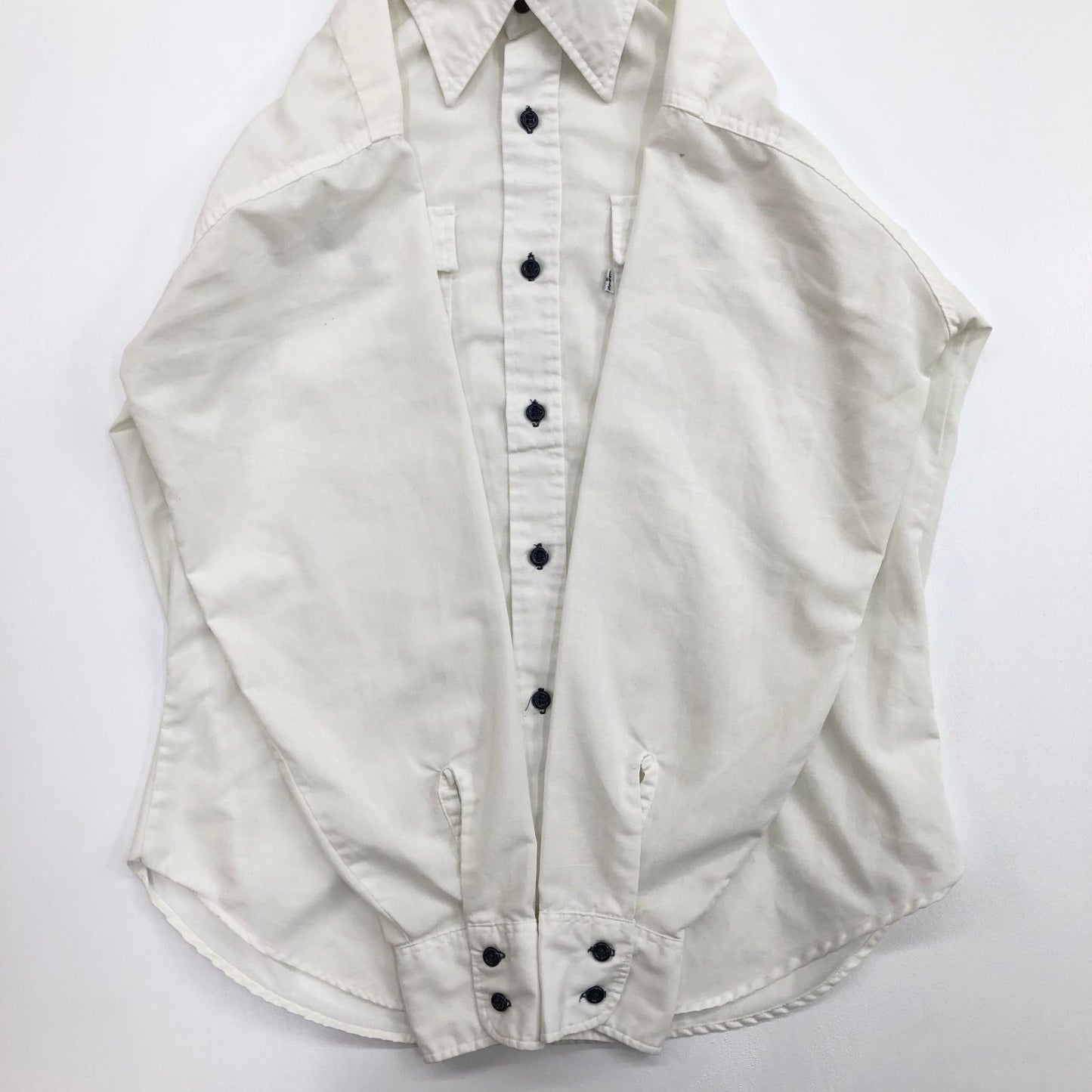 【中古】Levi's | リーバイス 70年代 ホワイトタブ ヴィンテージ 長袖シャツ ホワイト サイズ:L【加古川物流】