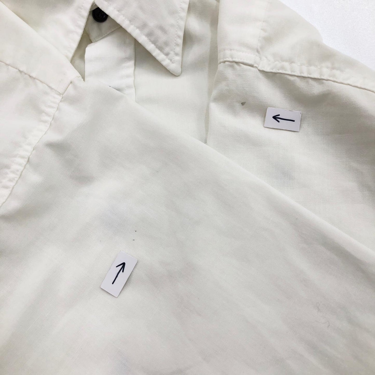 【中古】Levi's | リーバイス 70年代 ホワイトタブ ヴィンテージ 長袖シャツ ホワイト サイズ:L【加古川物流】