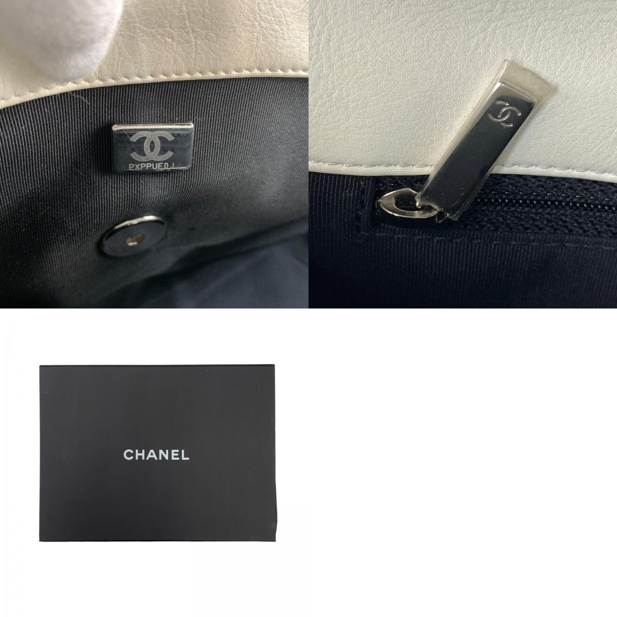 CHANEL | シャネル CHANEL 19 ラムスキン ショルダーバッグ シルバー金具 ショルダーバッグ AS1160 PXPPUE0J ホワイト【瀬戸大橋店】