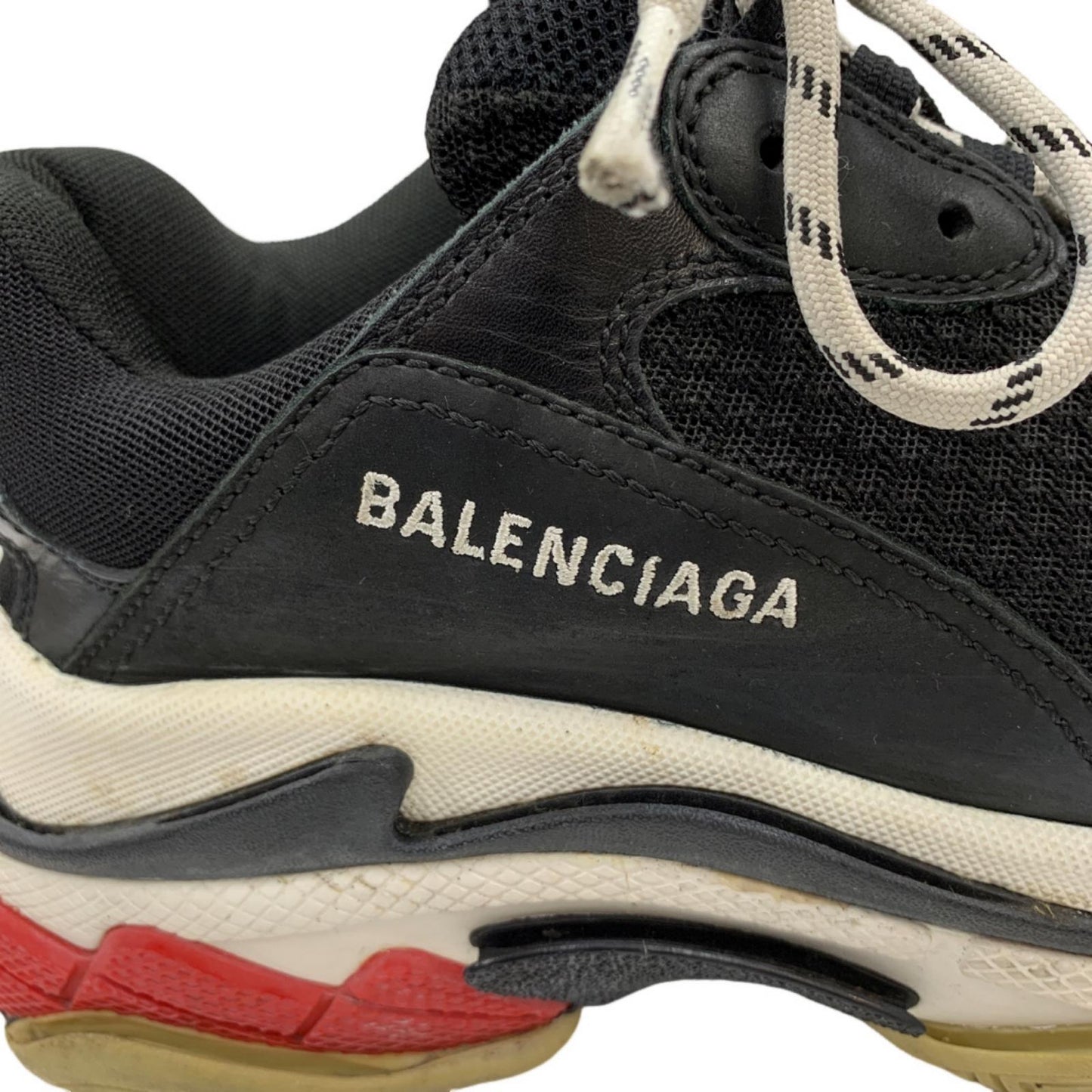 【中古】BALENCIAGA | バレンシアガ TRIPLE S スニーカー 533882 ブラック 27.5cm【加古川物流】