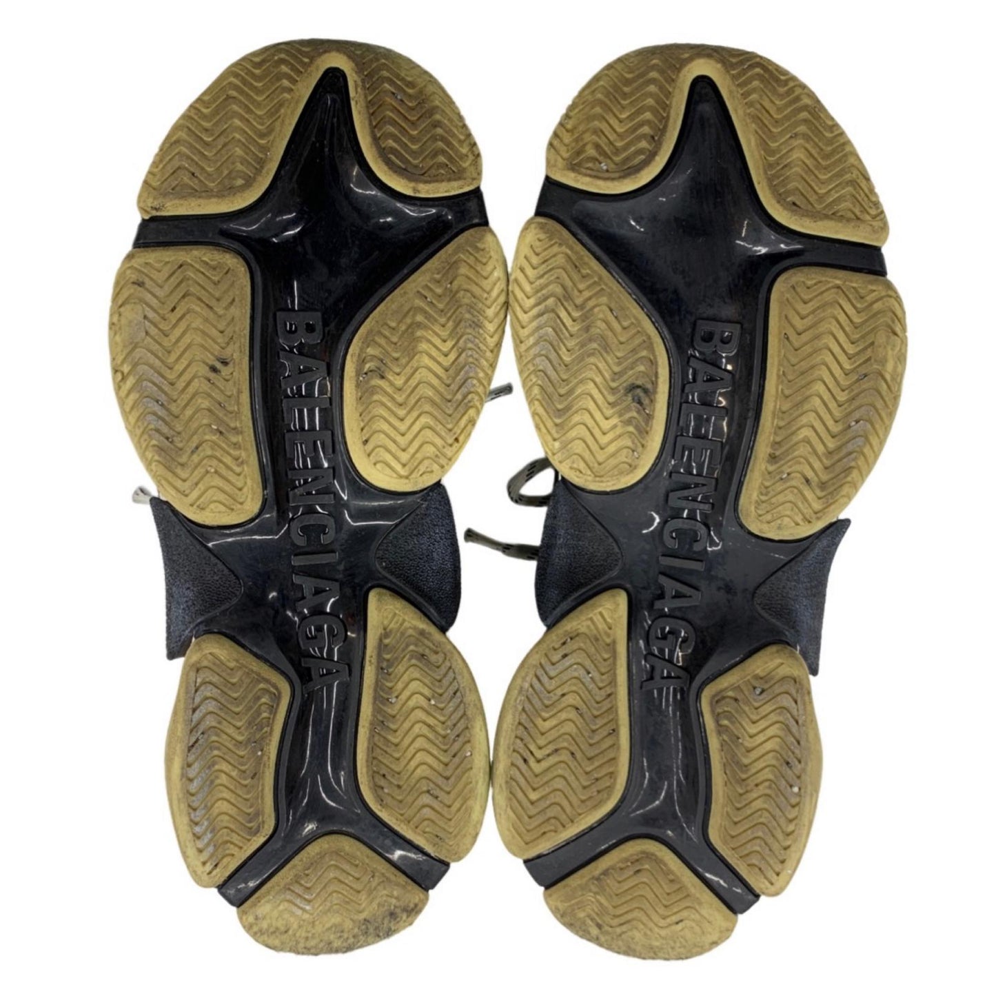 【中古】BALENCIAGA | バレンシアガ TRIPLE S スニーカー 533882 ブラック 27.5cm【加古川物流】