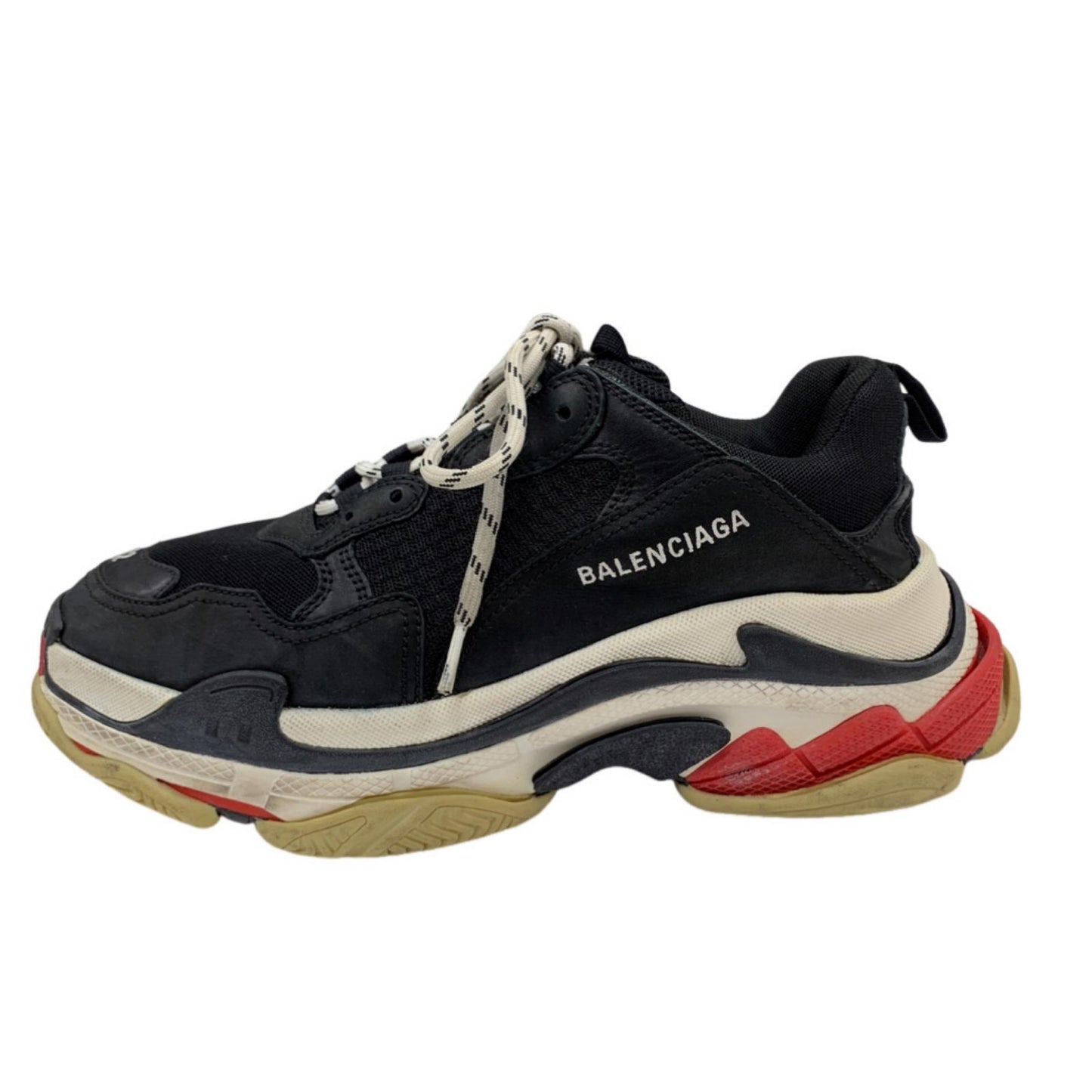 【中古】BALENCIAGA | バレンシアガ TRIPLE S スニーカー 533882 ブラック 27.5cm【加古川物流】