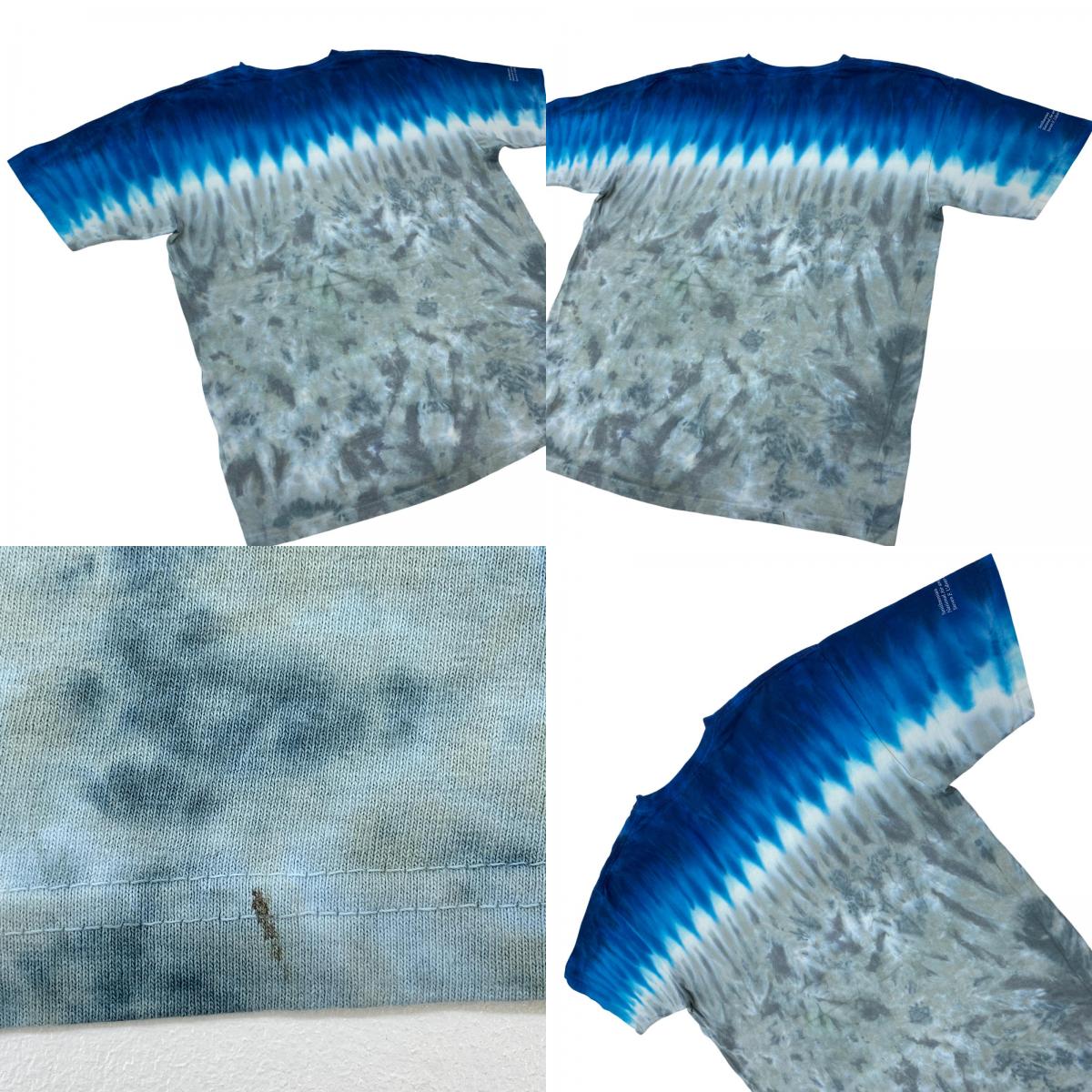 【中古】 Hand Dyed by Sundog Smithsonian's National Air and Space Museum ロッキード社 戦略偵察機SR-71 ブラックバード 半袖Tシャツ ブルー サイズ:XL【加古川物流】