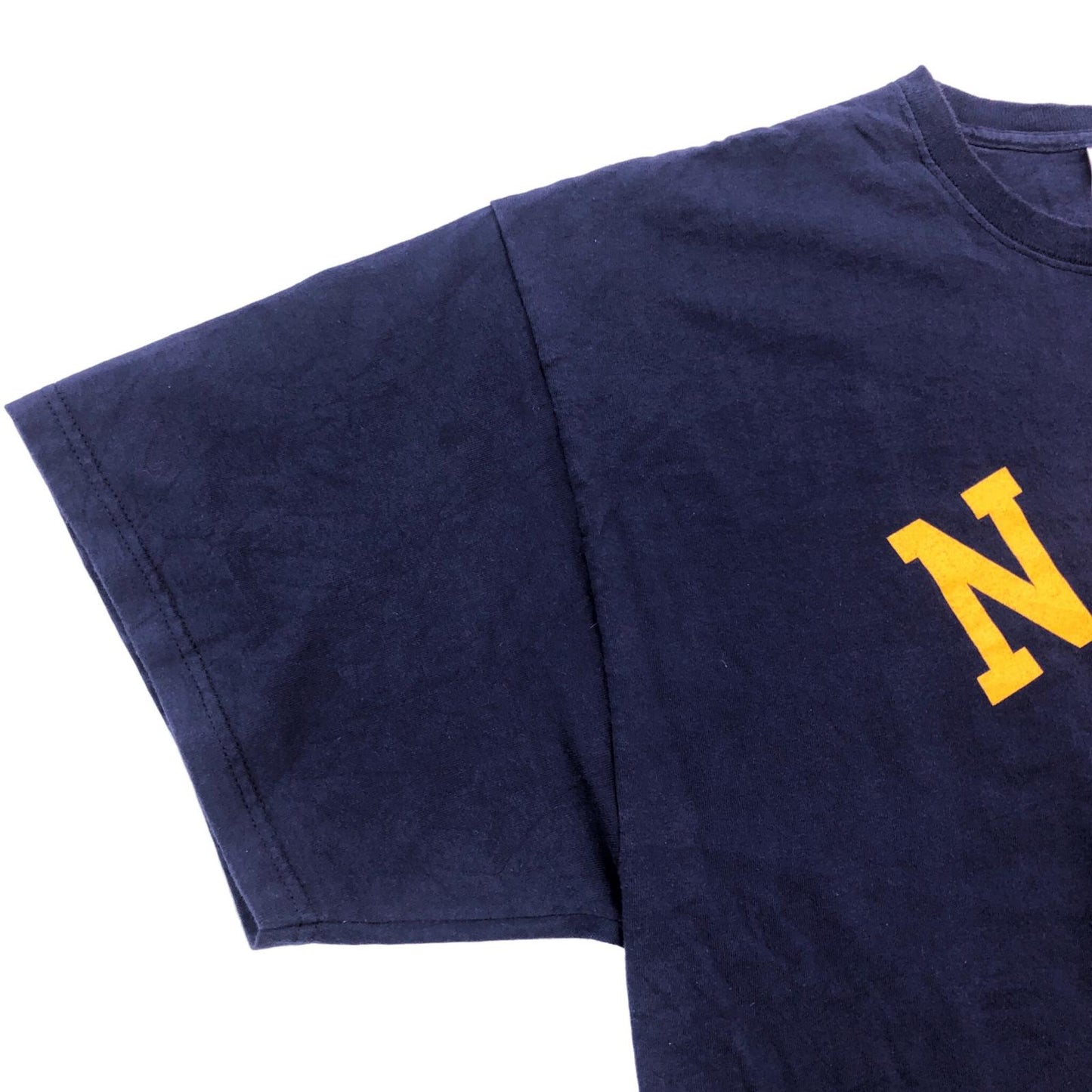 【中古】 DELTA U.S.NAVY 半袖Tシャツ ネイビー【加古川物流】