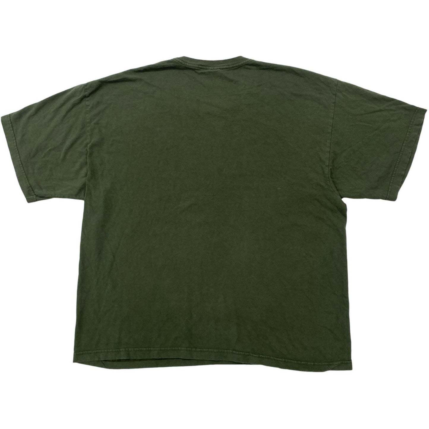 【中古】 BAYSIDE THE True American MADE TEE USMC アメリカ製 半袖Tシャツ オリーブ【加古川物流】