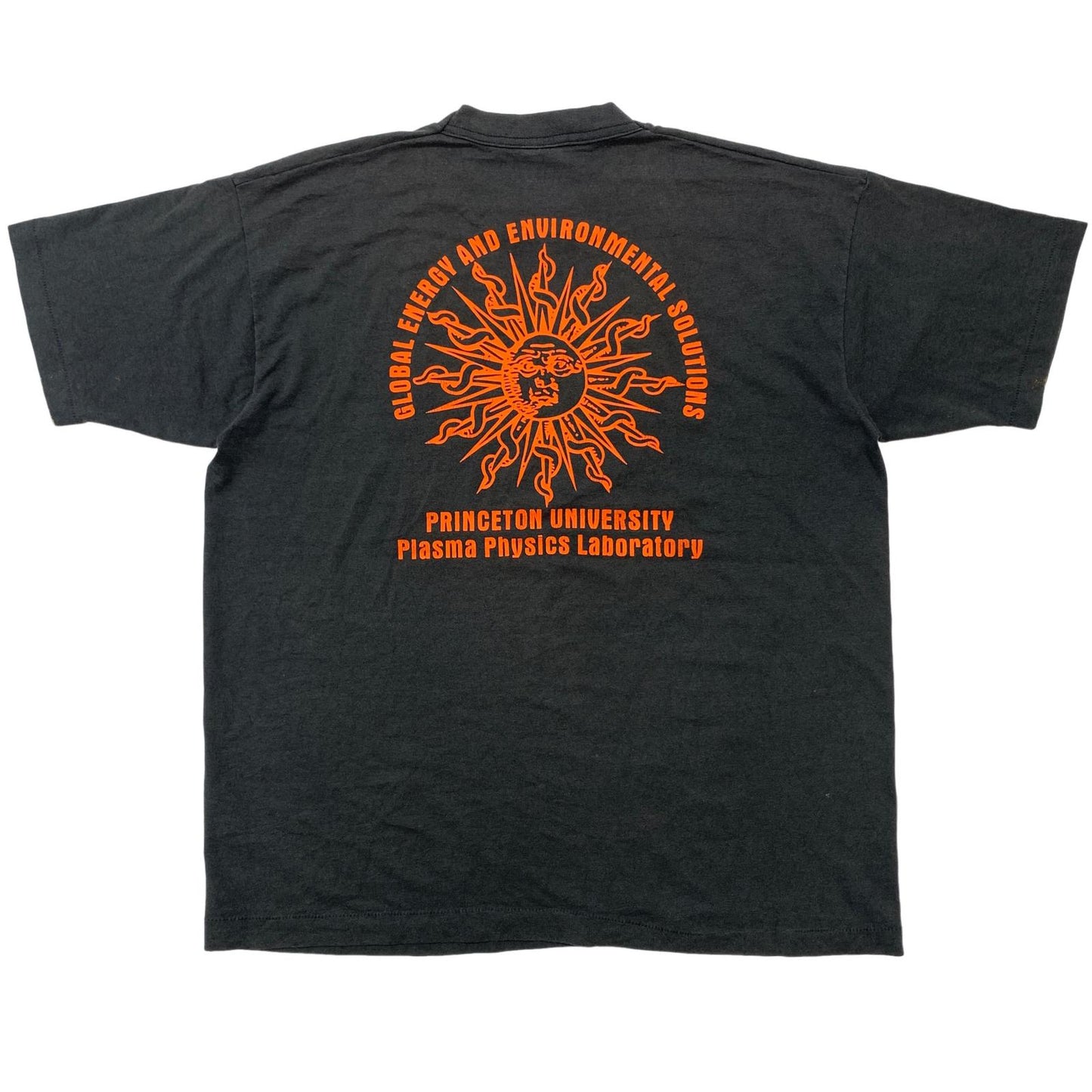 【中古】FRUIT OF THE LOOM | フルーツオブザルーム 90年代 GLOBAL ENERGY AND ENVIRONMENTAL SOLUTIONS USA製 半袖Tシャツ ブラック サイズ:XL【加古川物流】