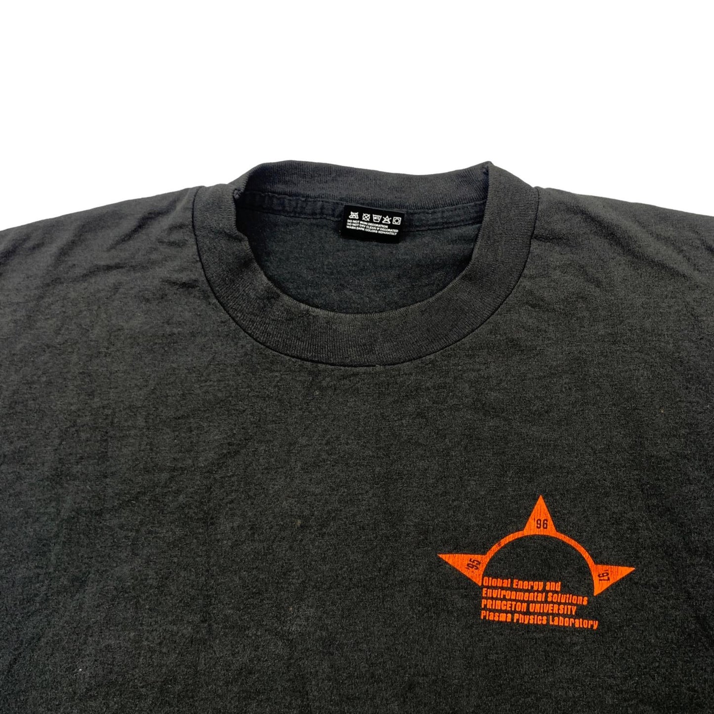 【中古】FRUIT OF THE LOOM | フルーツオブザルーム 90年代 GLOBAL ENERGY AND ENVIRONMENTAL SOLUTIONS USA製 半袖Tシャツ ブラック サイズ:XL【加古川物流】