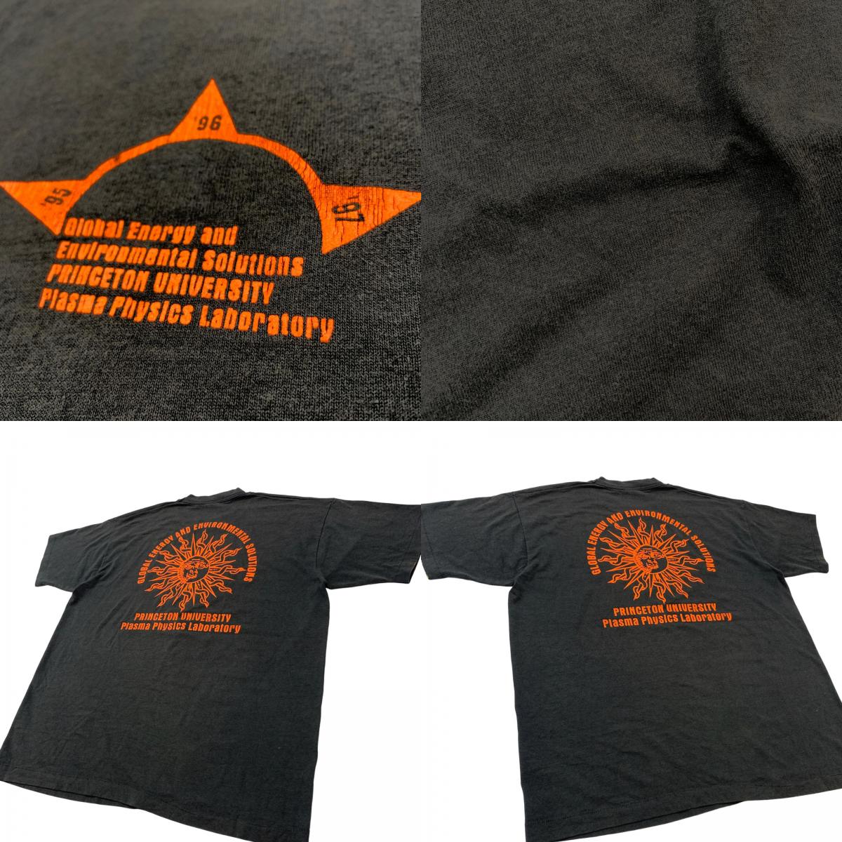【中古】FRUIT OF THE LOOM | フルーツオブザルーム 90年代 GLOBAL ENERGY AND ENVIRONMENTAL SOLUTIONS USA製 半袖Tシャツ ブラック サイズ:XL【加古川物流】