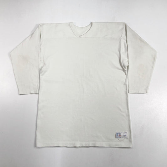 【中古】Russell Athletic | ラッセルアスレチック 90年代 フットボールT 半袖Tシャツ ホワイト サイズ:XL【加古川物流】