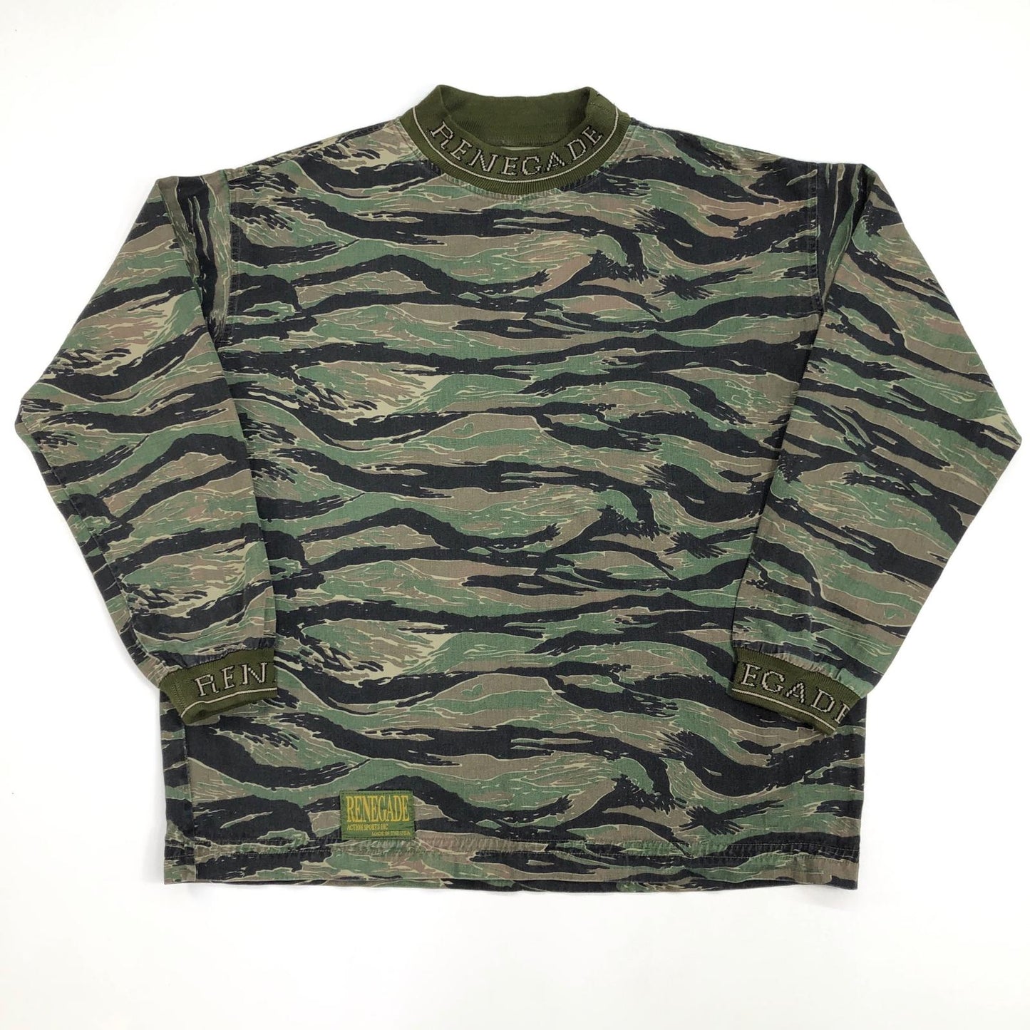 【中古】 RENEGADE タイガーカモ リブデザイン プルオーバー その他アウター カモ サイズ:XL【加古川物流】