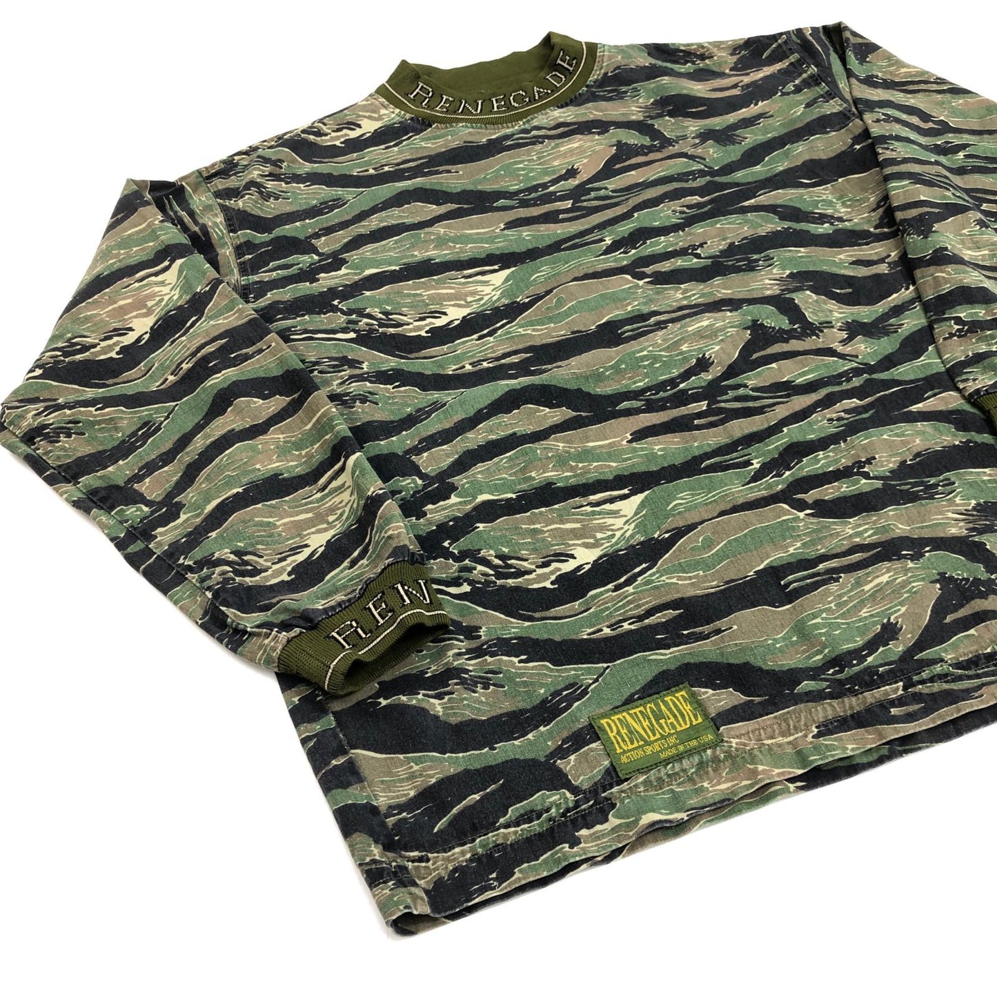 【中古】 RENEGADE タイガーカモ リブデザイン プルオーバー その他アウター カモ サイズ:XL【加古川物流】
