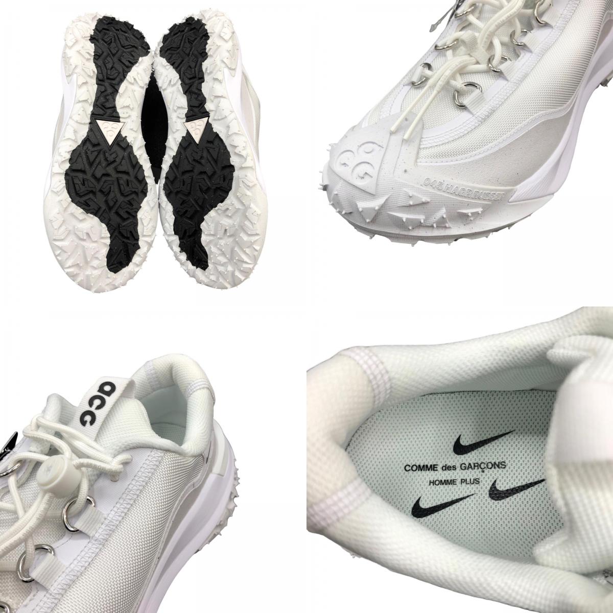 【中古】NIKE ACG | ナイキ エーシージー CDG HOMME PLUS ACG MOUNTAIN FLY 2 LOW SP スニーカー FZ3311-100 ホワイト 28cm【加古川物流】