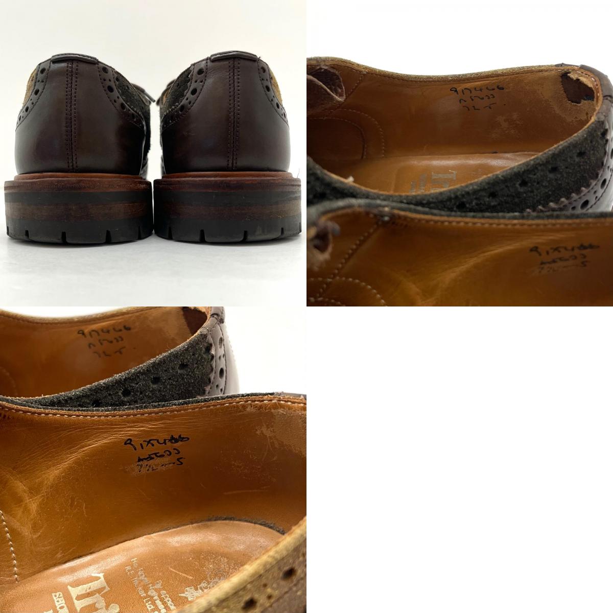 【中古】Tricker's | トリッカーズ BOURTON メダリオンシューズ レザーシューズ ブラウン【尾張小牧店】