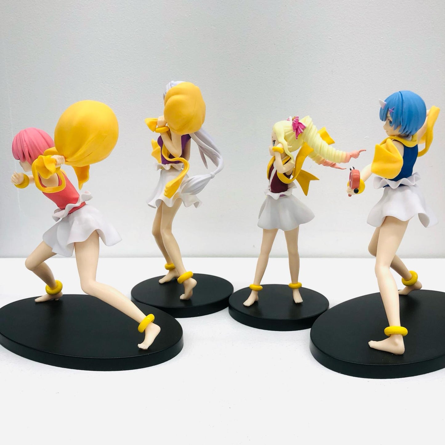【中古】 Re:ゼロから始める異世界生活 フィギュア レム ラム エミリア ベアトリス 4体セット【フィギュア】【加古川物流】