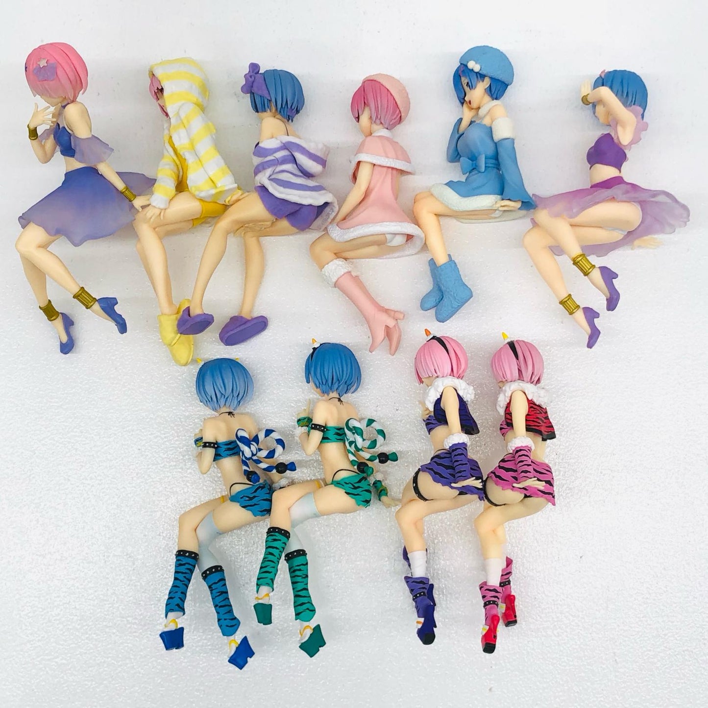 【中古】 Re:ゼロから始める異世界生活 フィギュア レム ラム ほか 10体セット【フィギュア】【加古川物流】