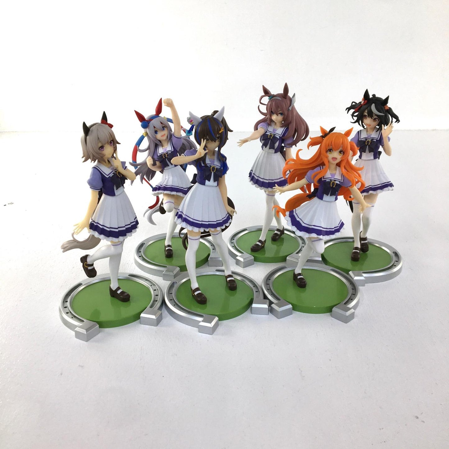 【中古】 ウマ娘 フィギュア ミホノブルボン カレンチャン ダイ 6体セット【フィギュア】【加古川物流】