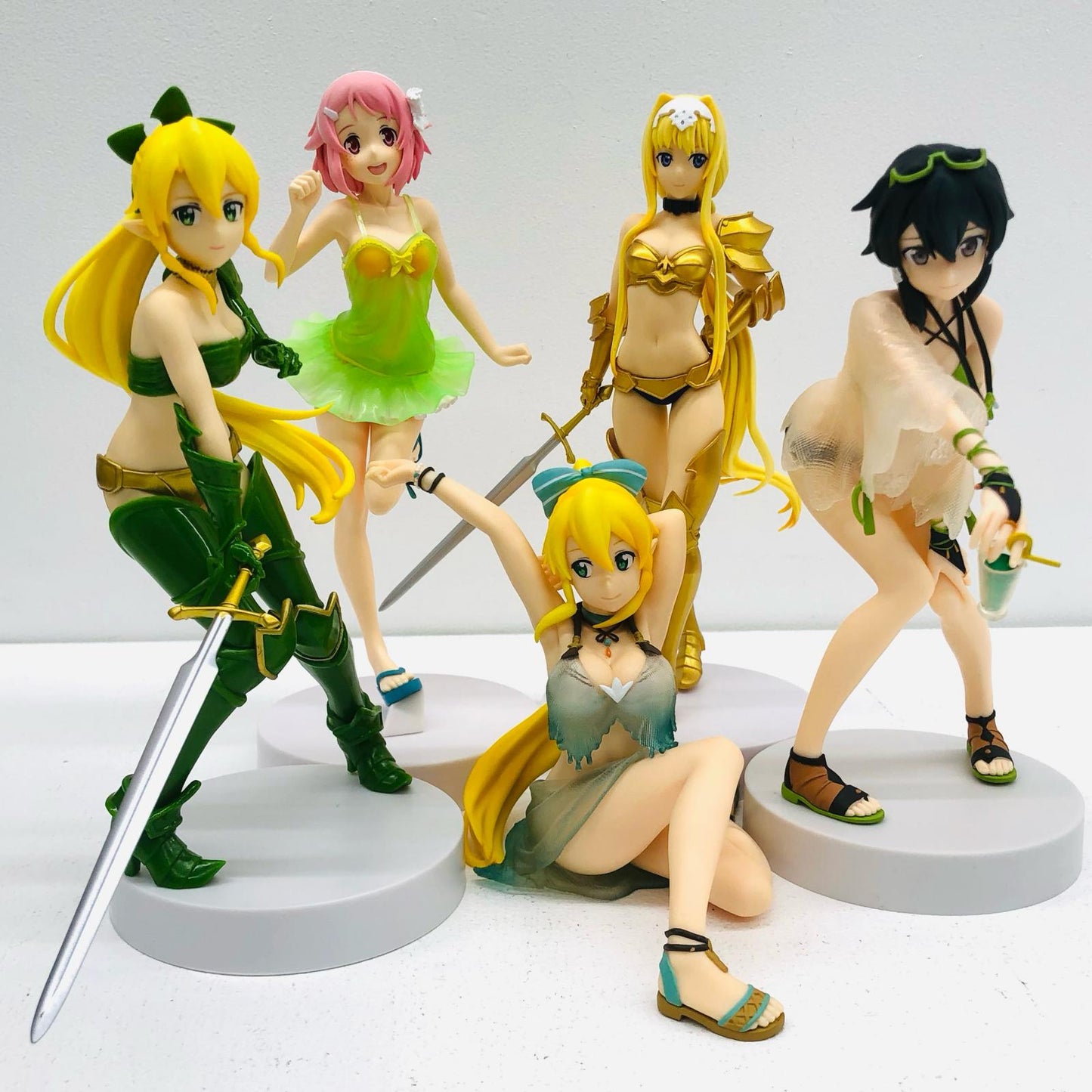 【中古】 ソードアートオンライン フィギュア リーファ鎧 ほか 5体セット【フィギュア】【加古川物流】