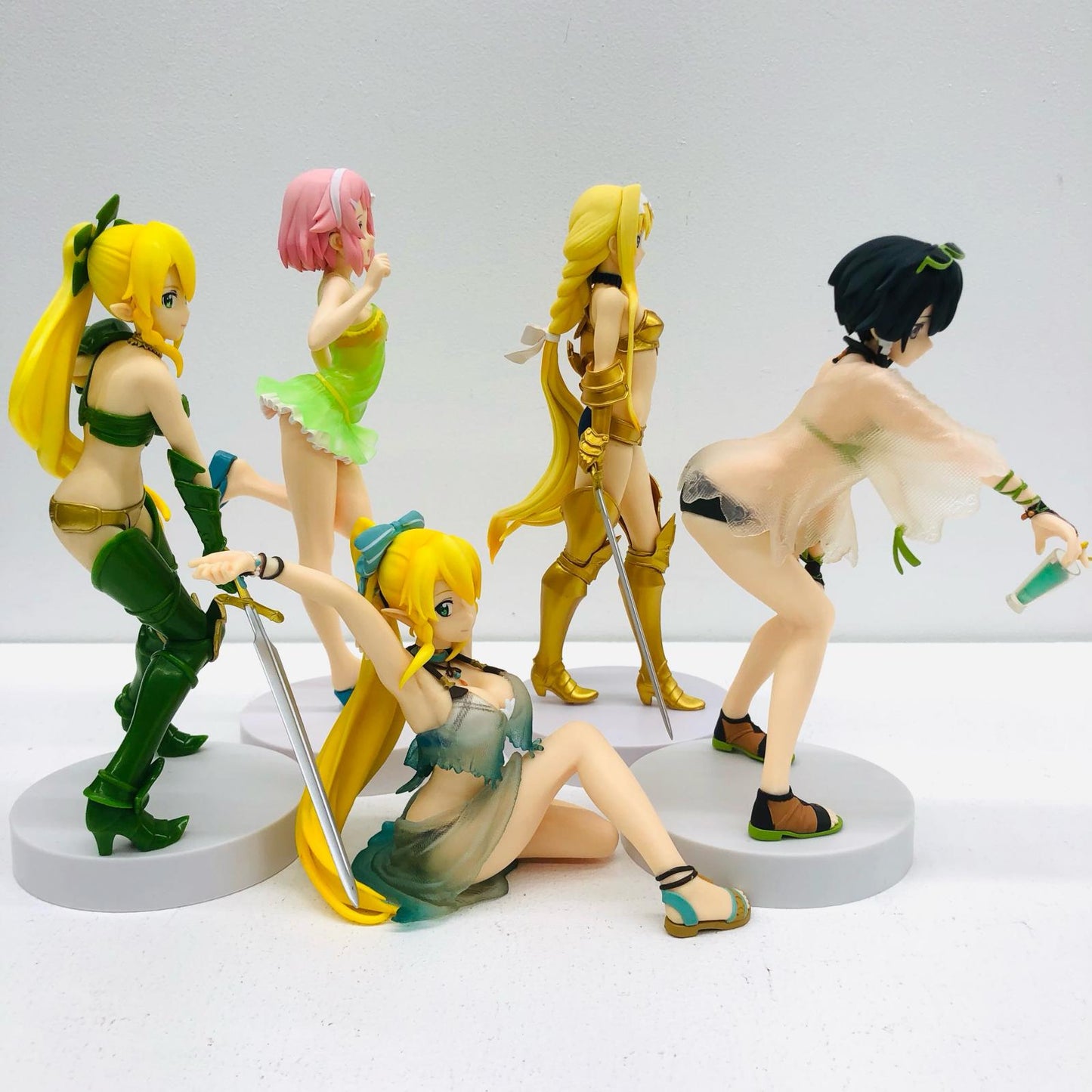 【中古】 ソードアートオンライン フィギュア リーファ鎧 ほか 5体セット【フィギュア】【加古川物流】