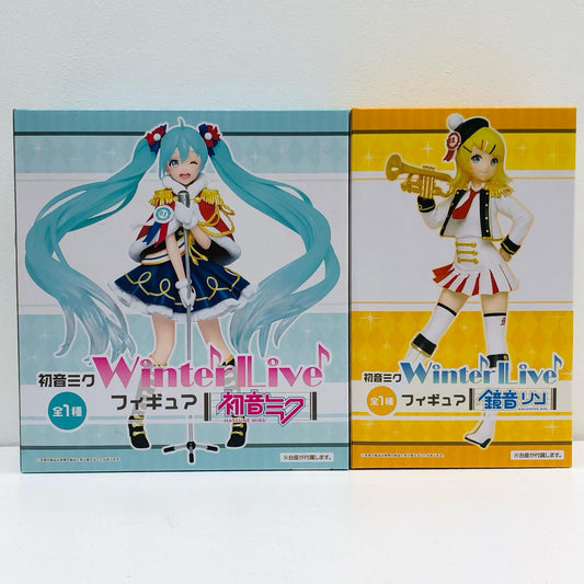 【中古】 フィギュア ボーカロイド 初音ミク 鏡音レンWinterLive 2体セット【フィギュア】【加古川物流】
