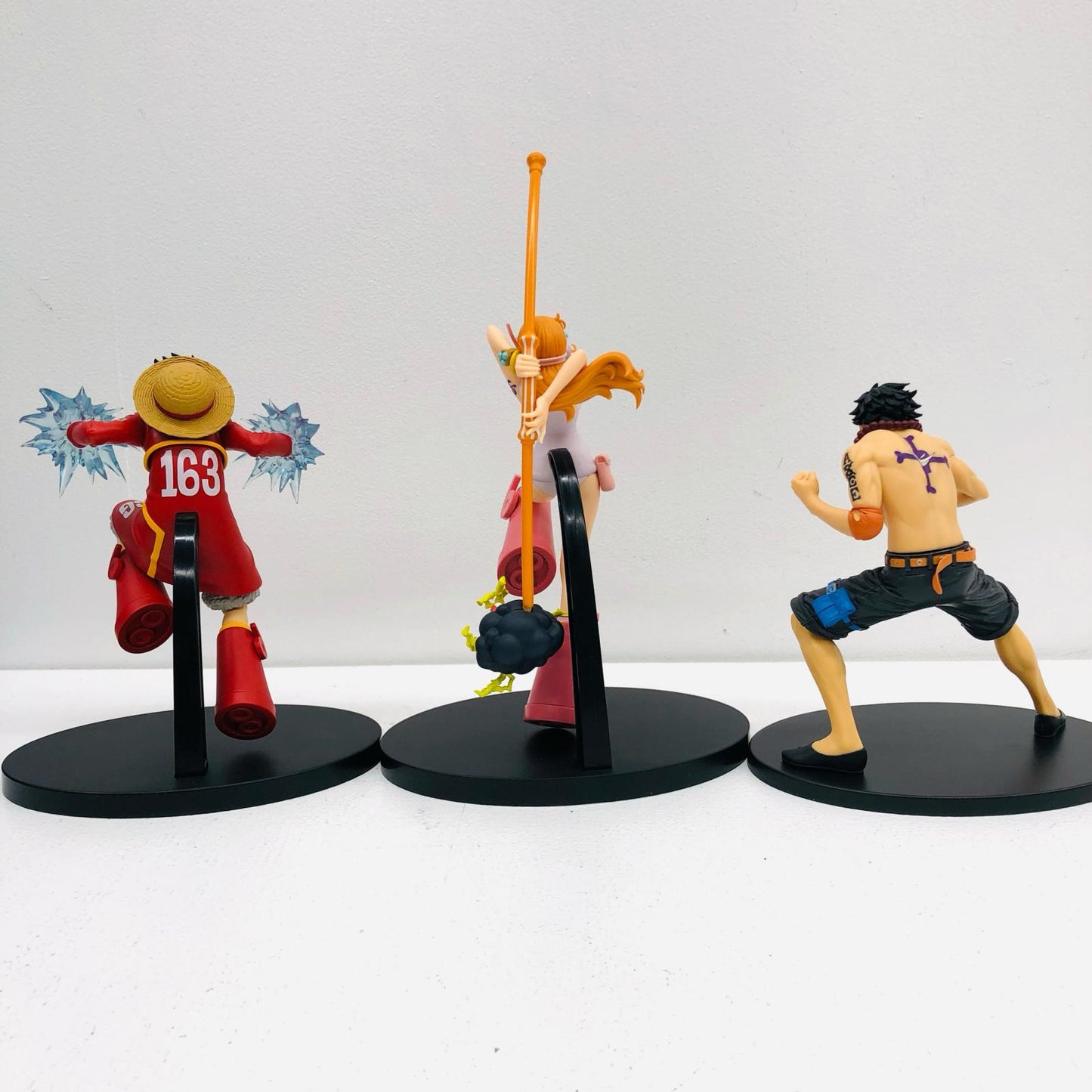 【中古】 フィギュア 「ワンピース」 ルフィ ナミ エース バトルレコードコレクション 3体セット【フィギュア】【加古川物流】