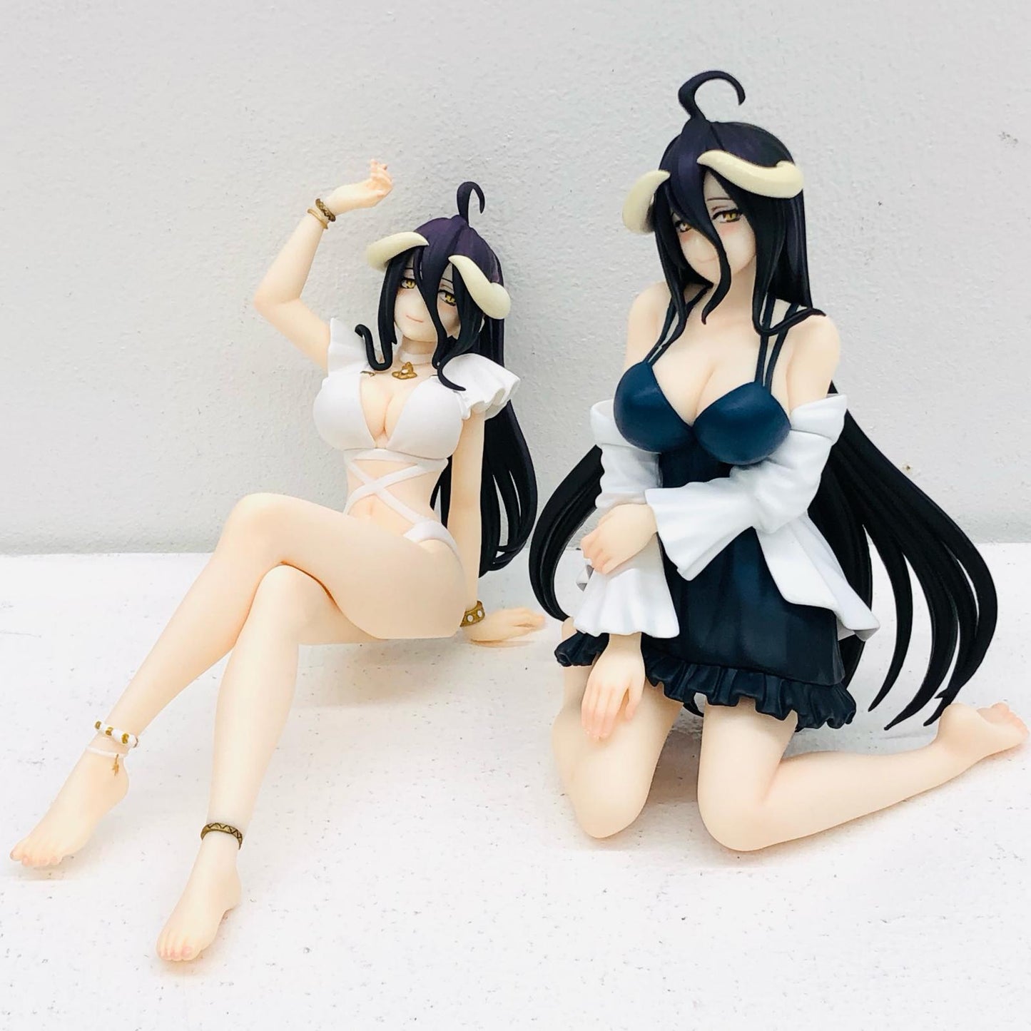 【中古】 オーバーロード フィギュア アルベド・ルームウェアver.水着ver. ぬーどるストッパー 2体セット【フィギュア】【加古川物流】