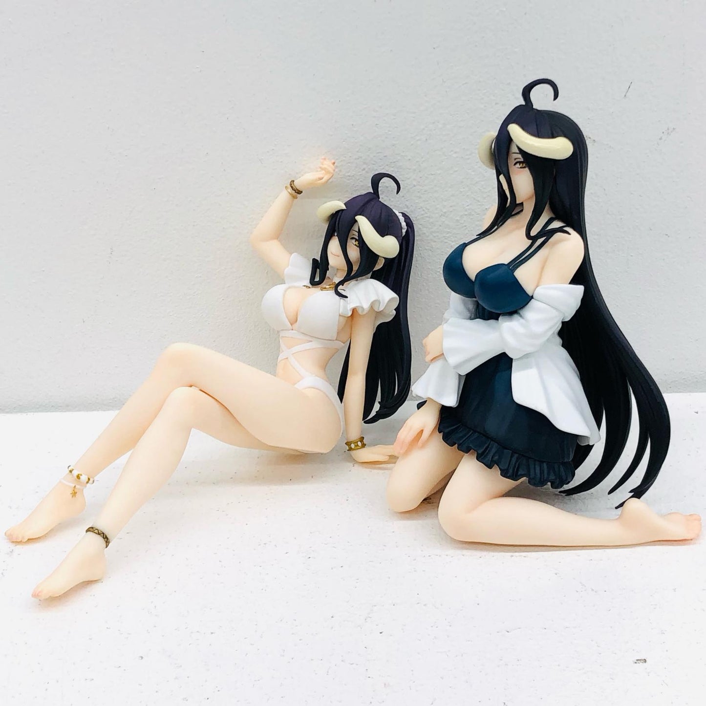 【中古】 オーバーロード フィギュア アルベド・ルームウェアver.水着ver. ぬーどるストッパー 2体セット【フィギュア】【加古川物流】