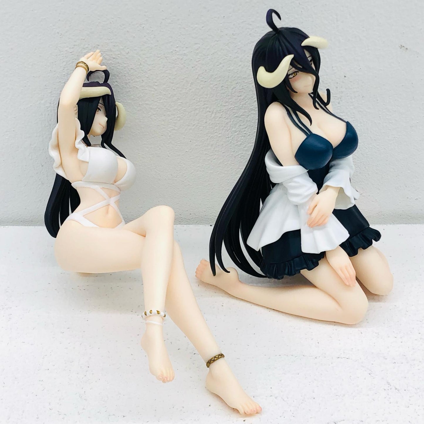 【中古】 オーバーロード フィギュア アルベド・ルームウェアver.水着ver. ぬーどるストッパー 2体セット【フィギュア】【加古川物流】