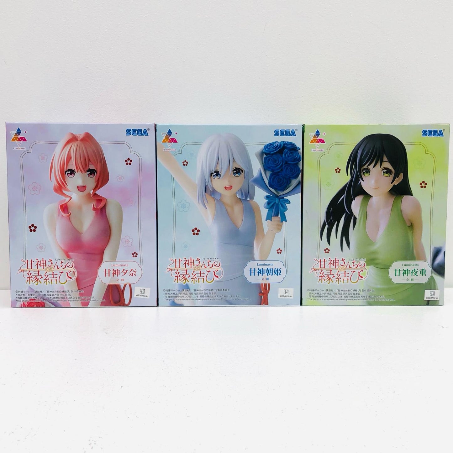 【中古】 フィギュア 「甘神さんちの縁結び」甘神夜重/甘神朝姫/甘神夕奈 ルミナスタ 3体セット【フィギュア】【加古川物流】
