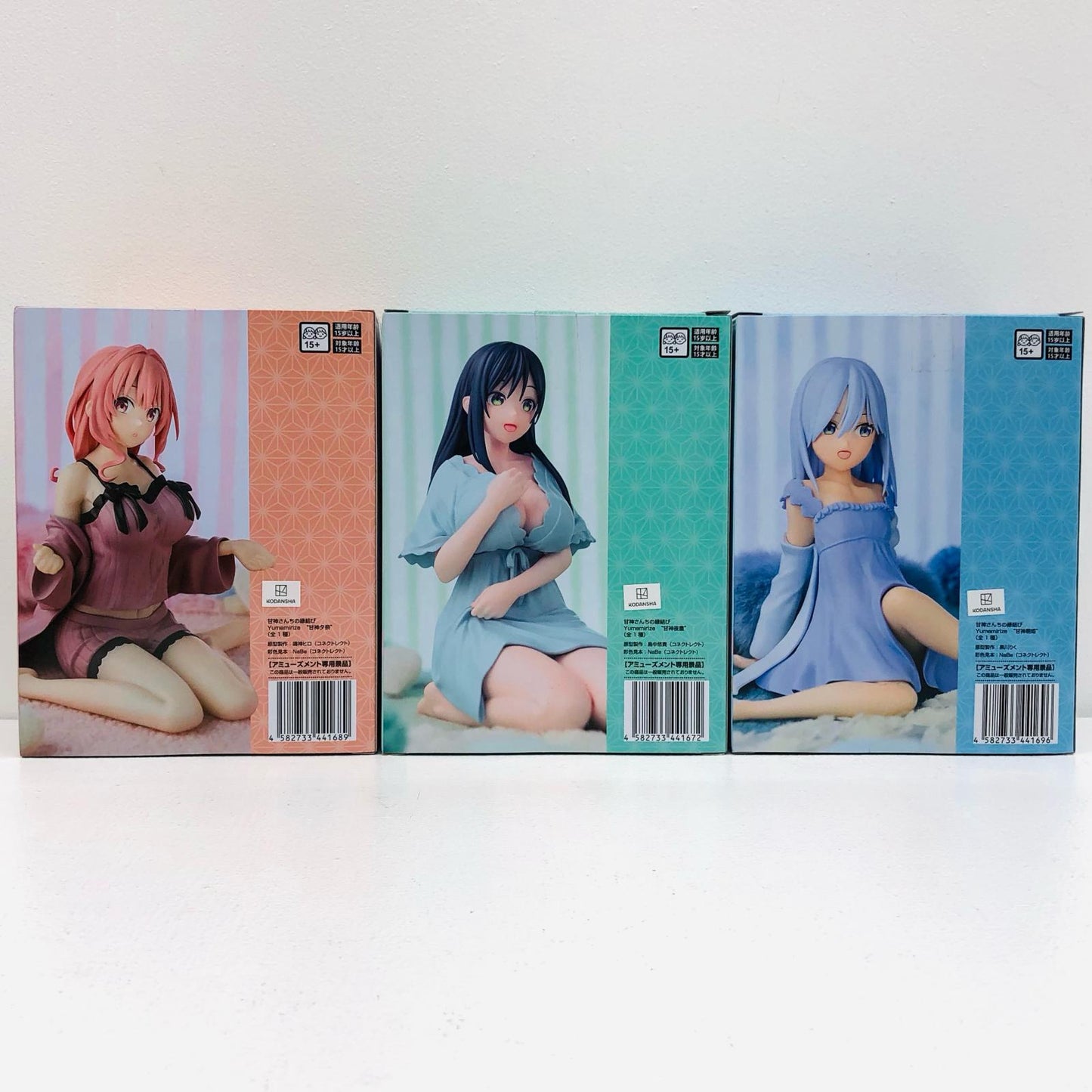 【中古】 「甘神さんちの縁結び」 フィギュア 甘神夕奈-夜重-朝姫 Yumemirize 3体セット【フィギュア】【加古川物流】